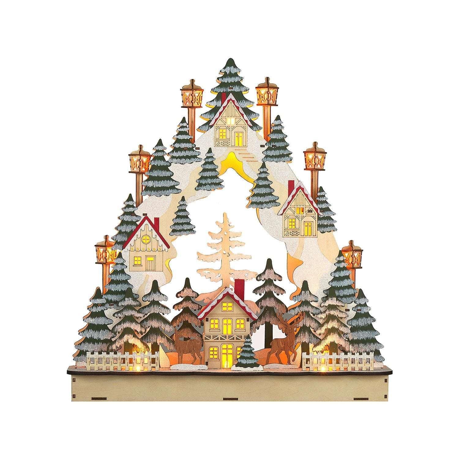 Member's Mark 17 Pre-Lit Village Scene - Image 2
