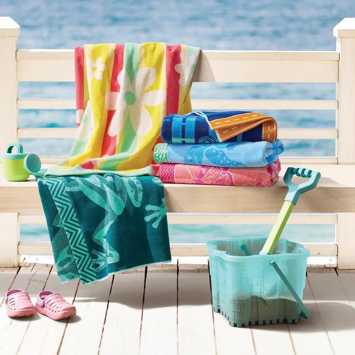 Member's Mark 2-Pack Kids Beach Towel, 30" x 60" - Image 5