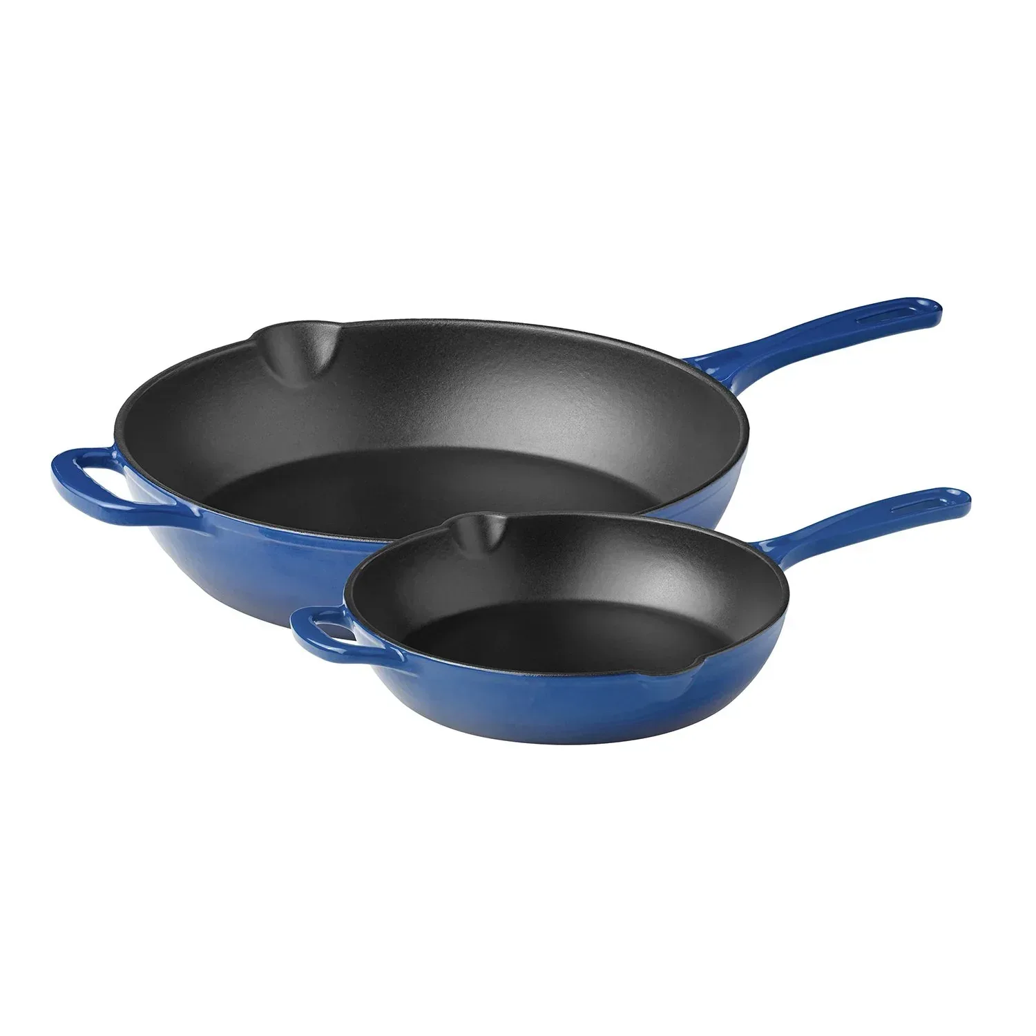 Member's Mark 2-Piece Enamel Cast Iron Skillet Set - Image 4