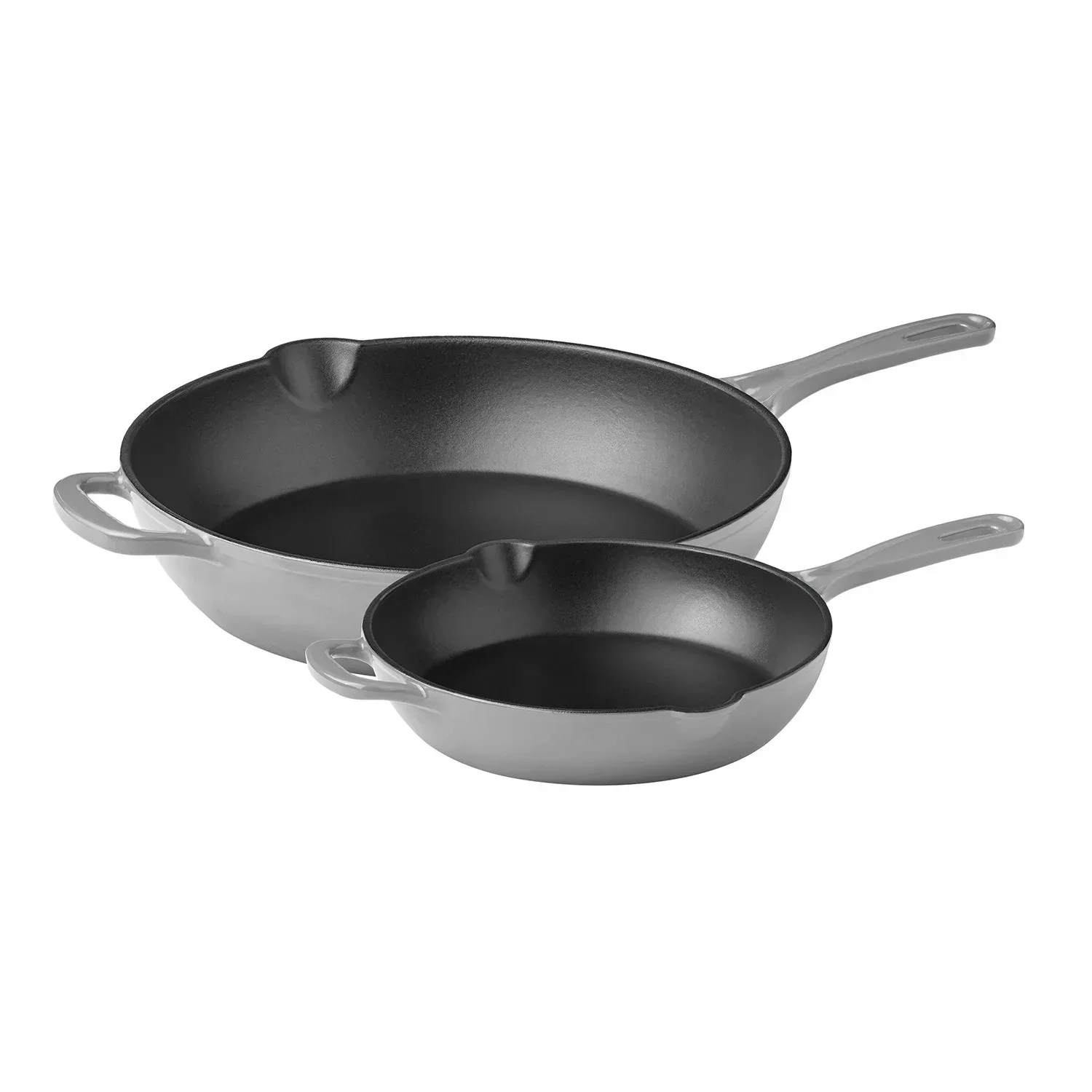 Member's Mark 2-Piece Enamel Cast Iron Skillet Set - Image 6