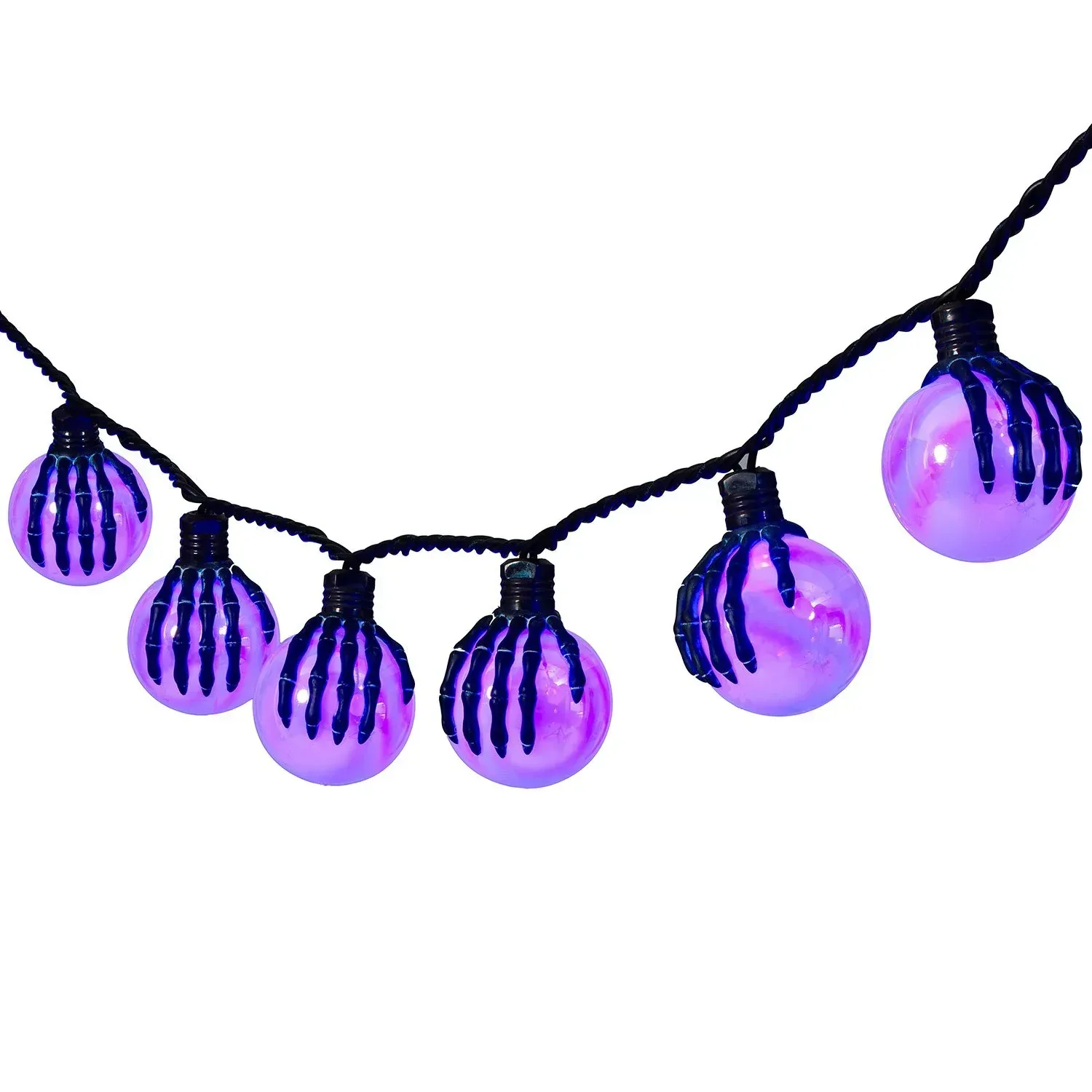 Member's Mark 20ct Spooky 8-Function LED G50 Lights, 7.5' Lighted Length - Image 4