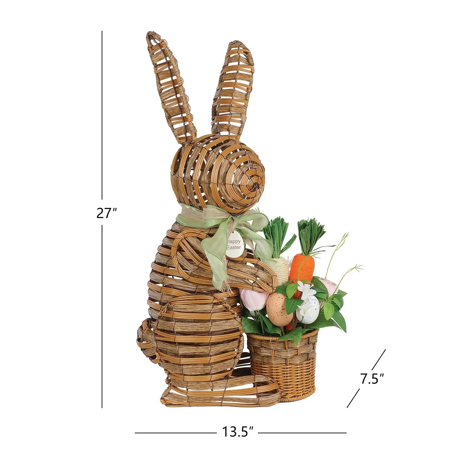 Member's Mark 27" Woven Bunny Porch Décor - Image 4