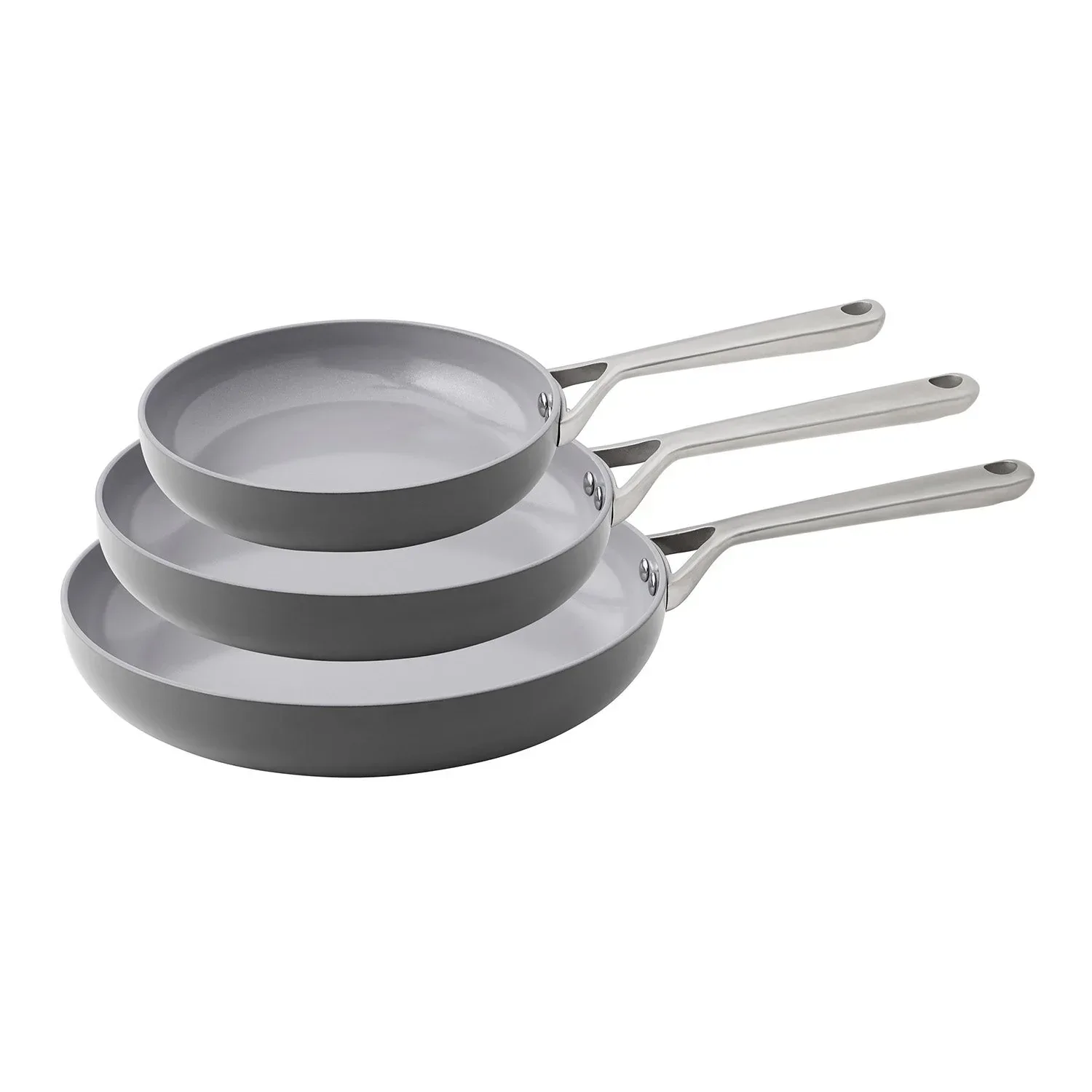 Member'S Mark 3-Piece Modern Ceramic Fry Pan Set (Assorted Colors) - Image 11