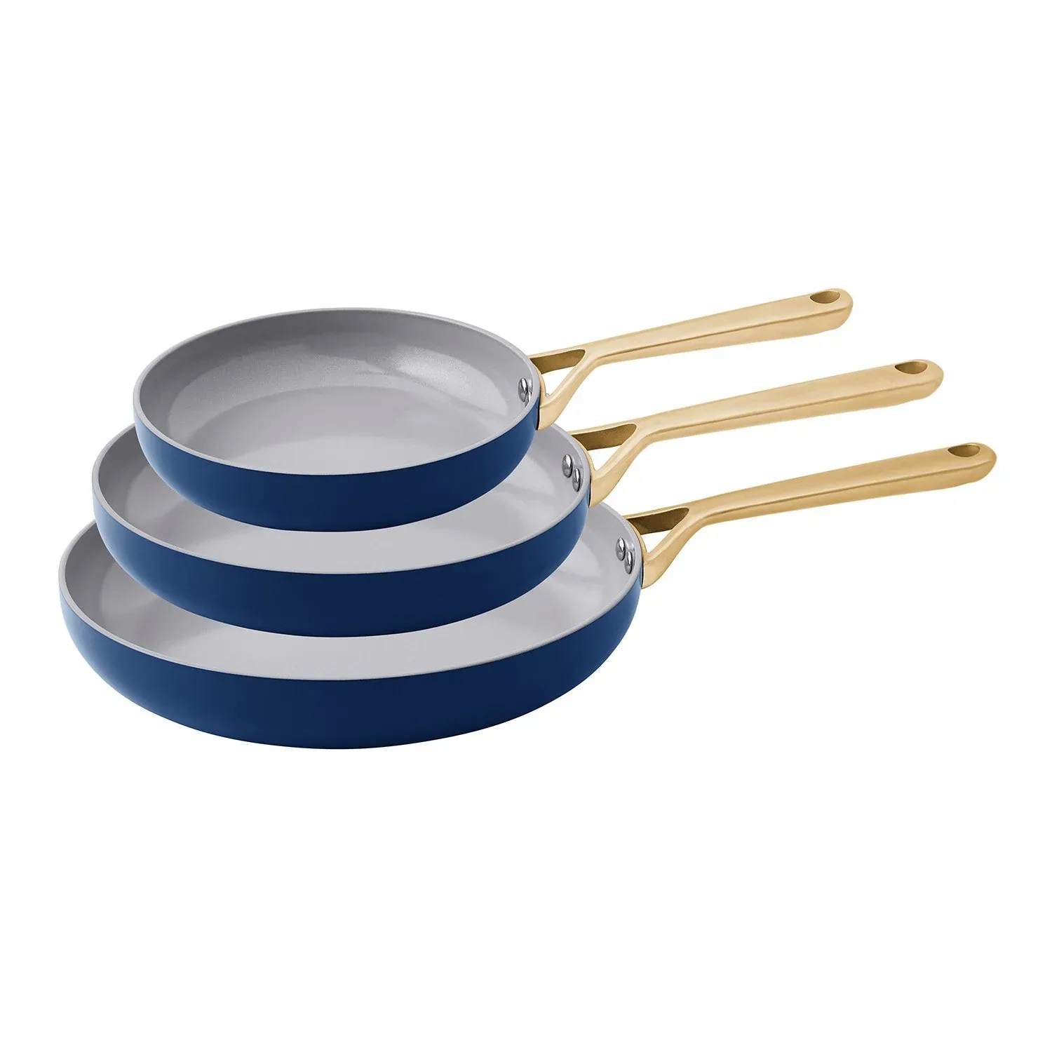Member'S Mark 3-Piece Modern Ceramic Fry Pan Set (Assorted Colors) - Image 16