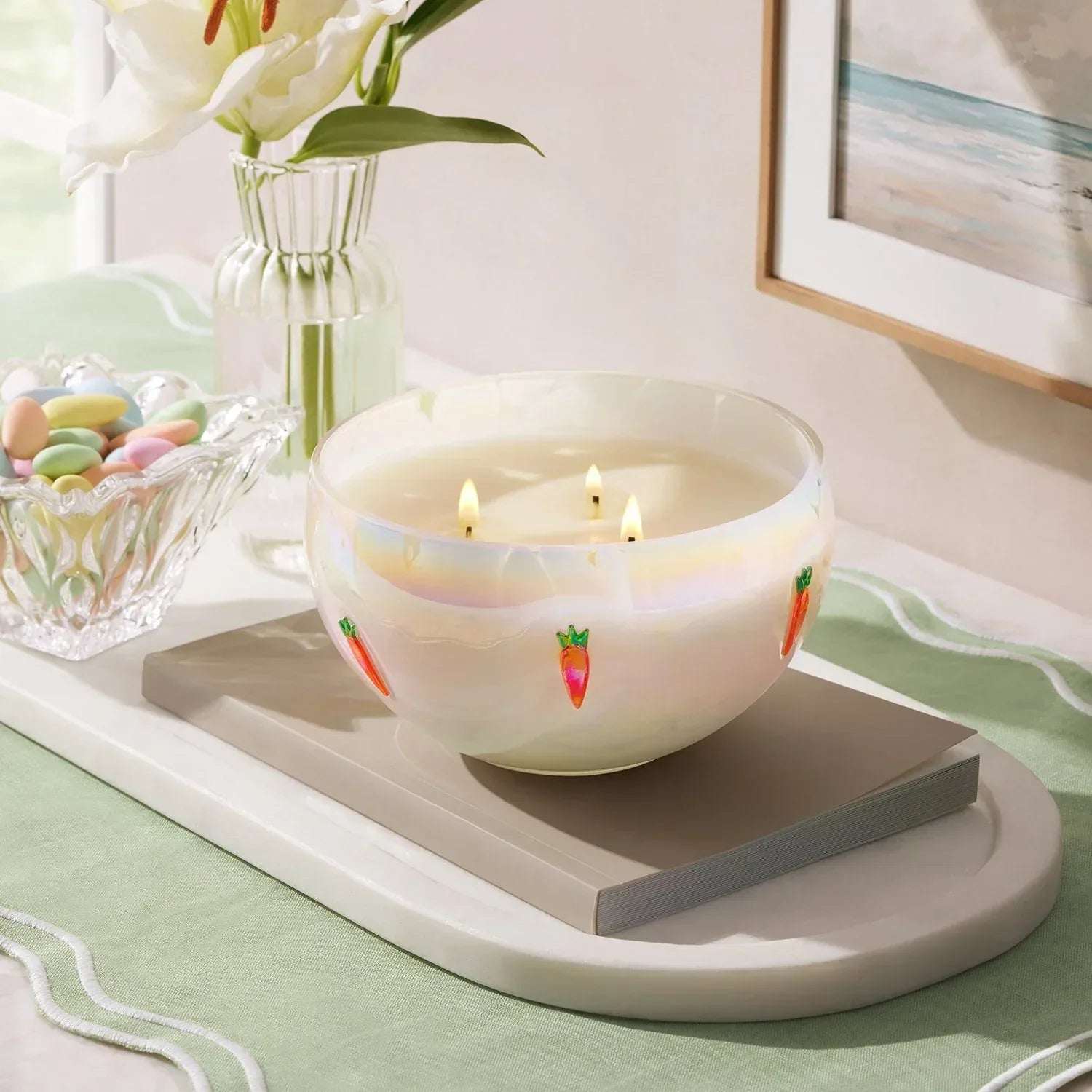 Member's Mark 3-Wick Novelty Icon Glass Candle, 20 oz. - Image 5