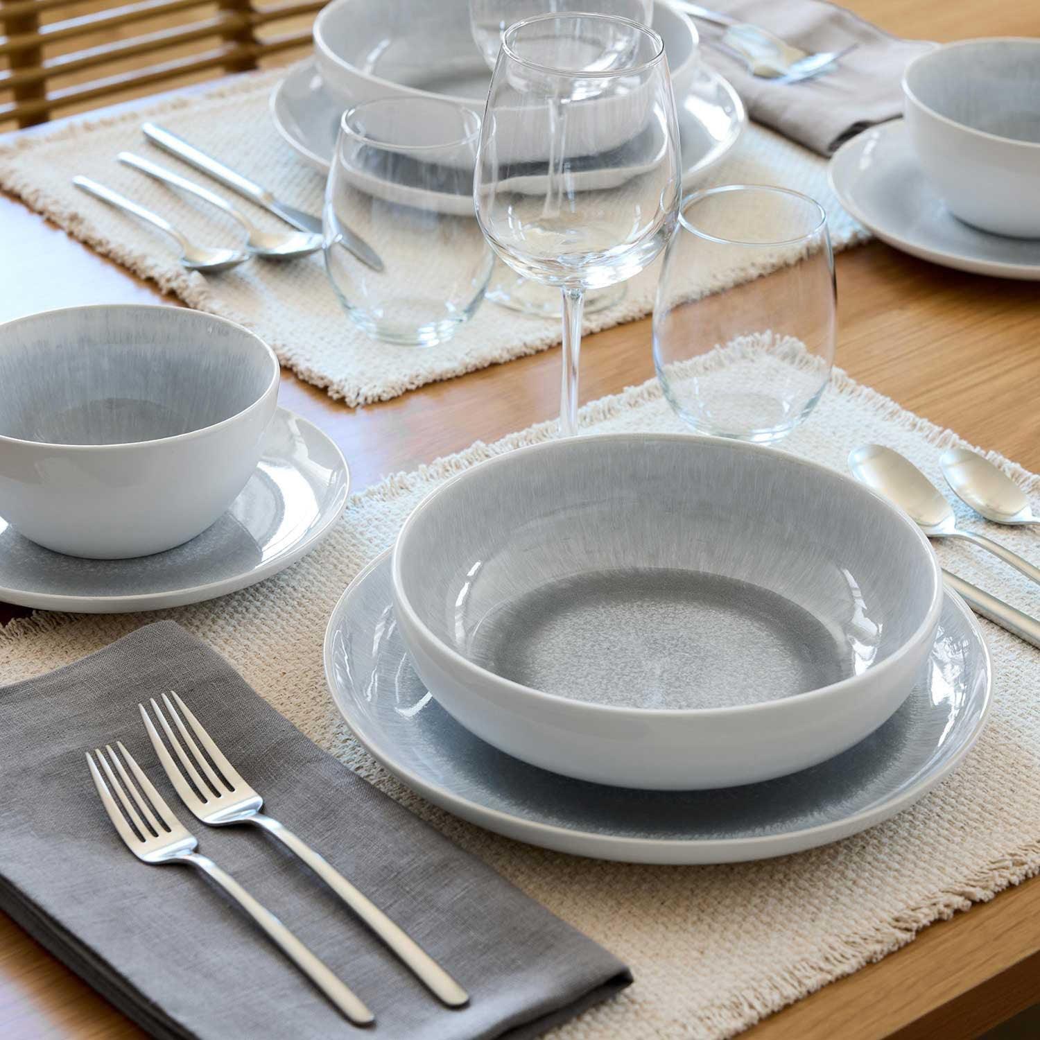 Member's Mark 4-Piece Stoneware Reactive Pasta Bowl Set