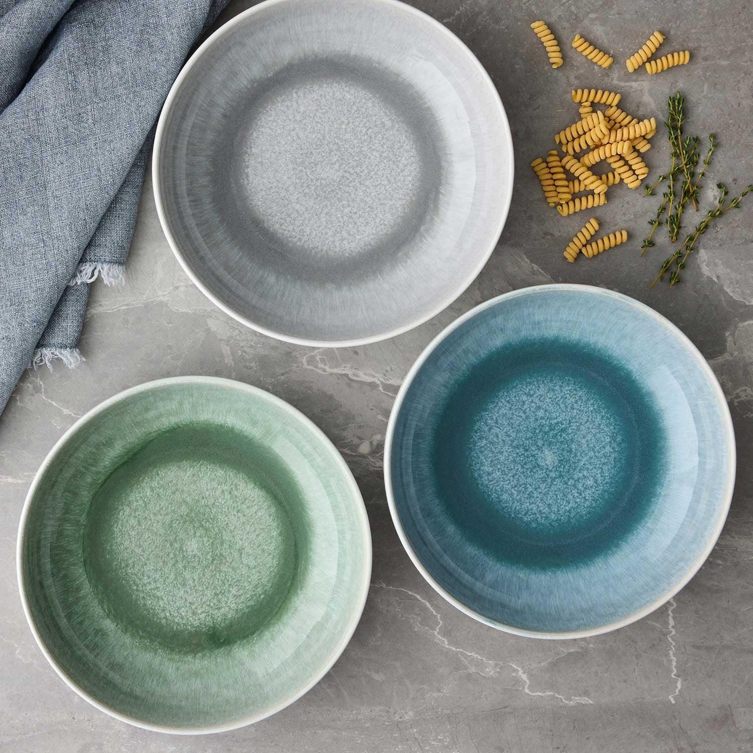Member's Mark 4-Piece Stoneware Reactive Pasta Bowl Set - Image 10