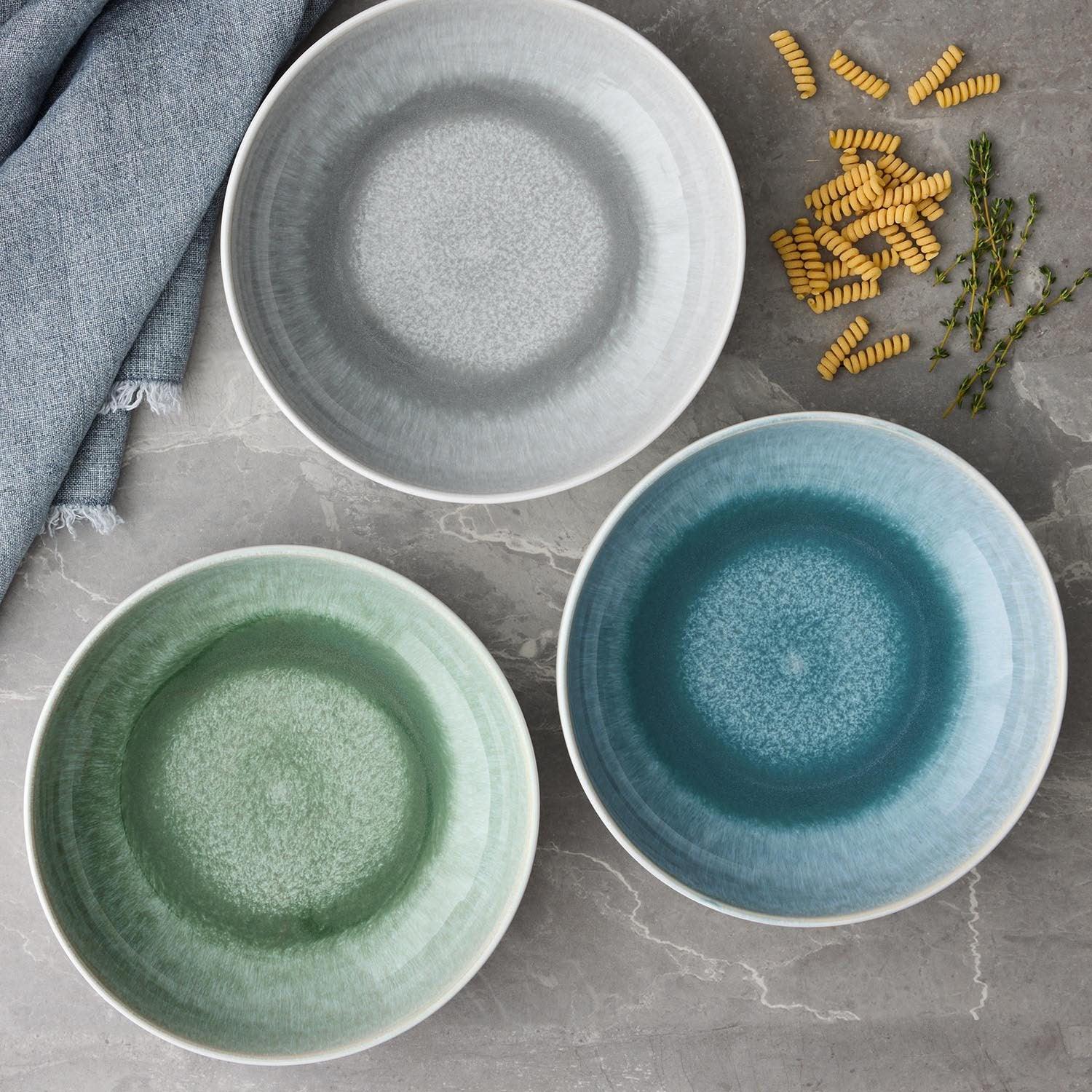 Member's Mark 4-Piece Stoneware Reactive Pasta Bowl Set - Image 14