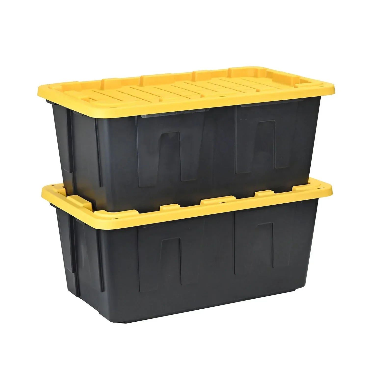 Member's Mark 40 Gallon Heavy-Duty Black and Yellow Storage Tote, 22.0" D x 38.2" W x 16.4" H, 1 pack or 2 pack - Image 6