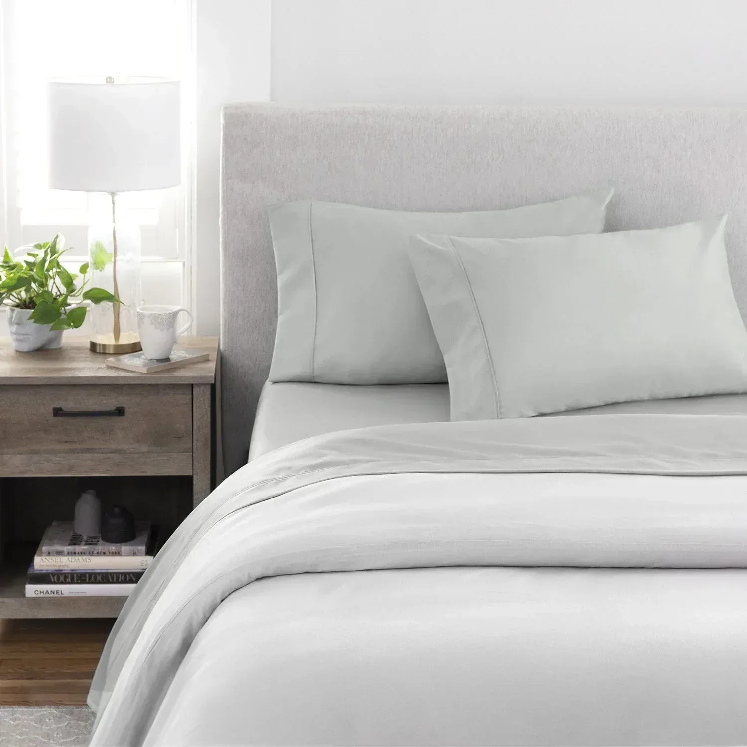 Member's Mark 450-Thread-Count Solid Sheet Set, Assorted Sizes - Image 3