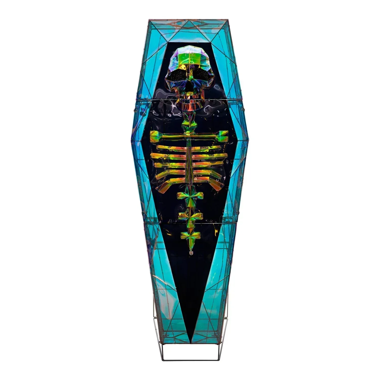 Member's Mark 5' Pre-Lit Prismatic Coffin - Image 3