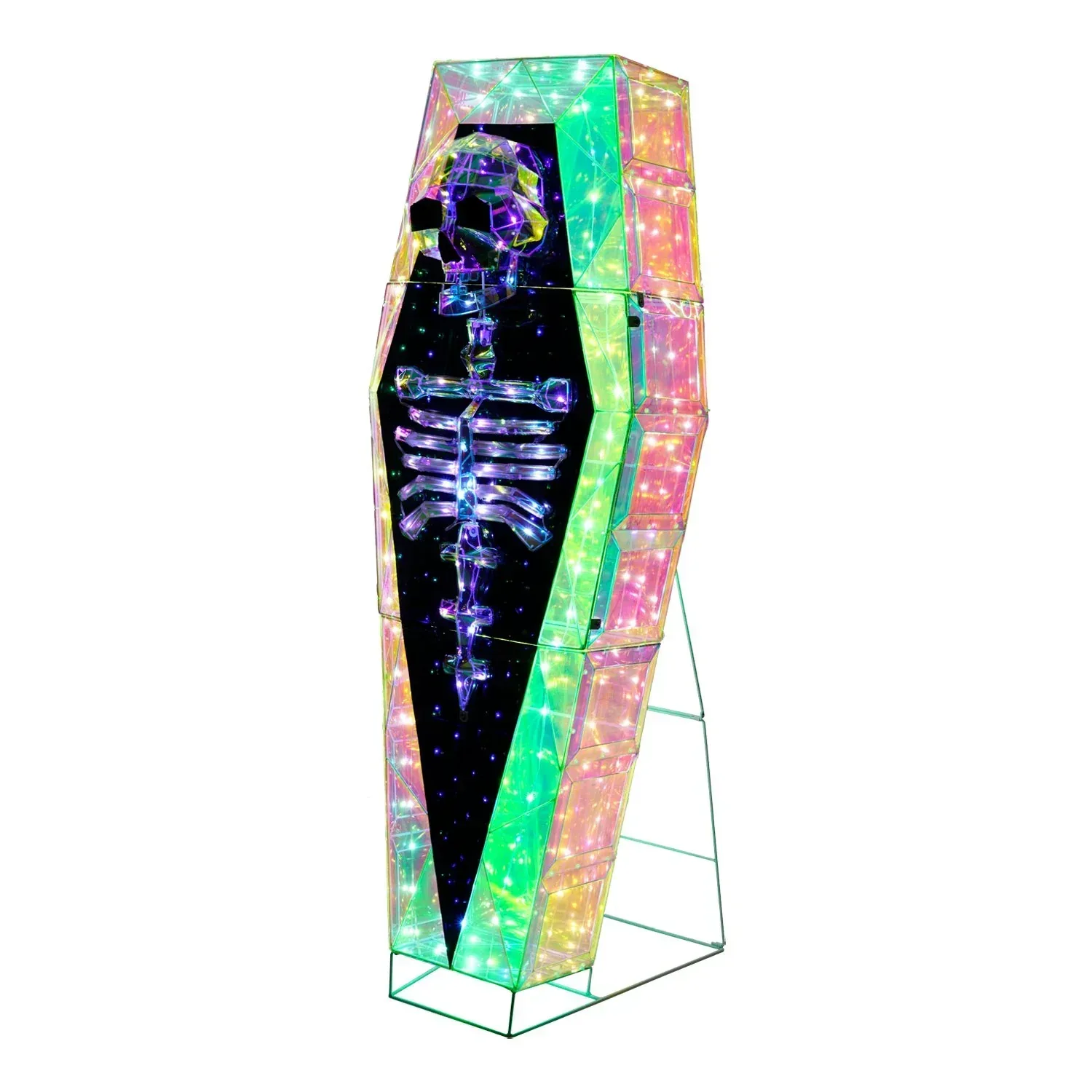 Member's Mark 5' Pre-Lit Prismatic Coffin - Image 6