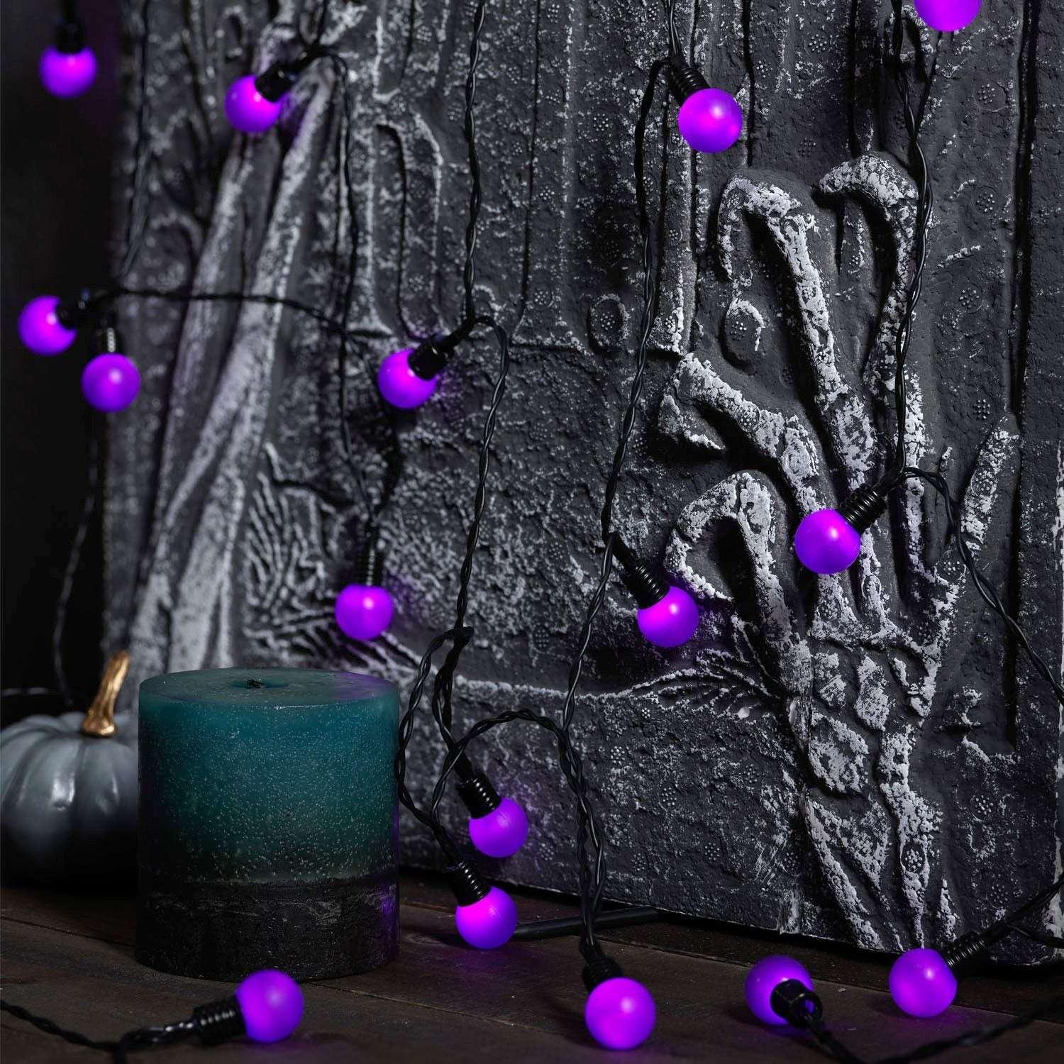 Member's Mark 50ct 8-Function LED Berry Lights, Set of 3, 24.5' Lighted Length Each - Image 6