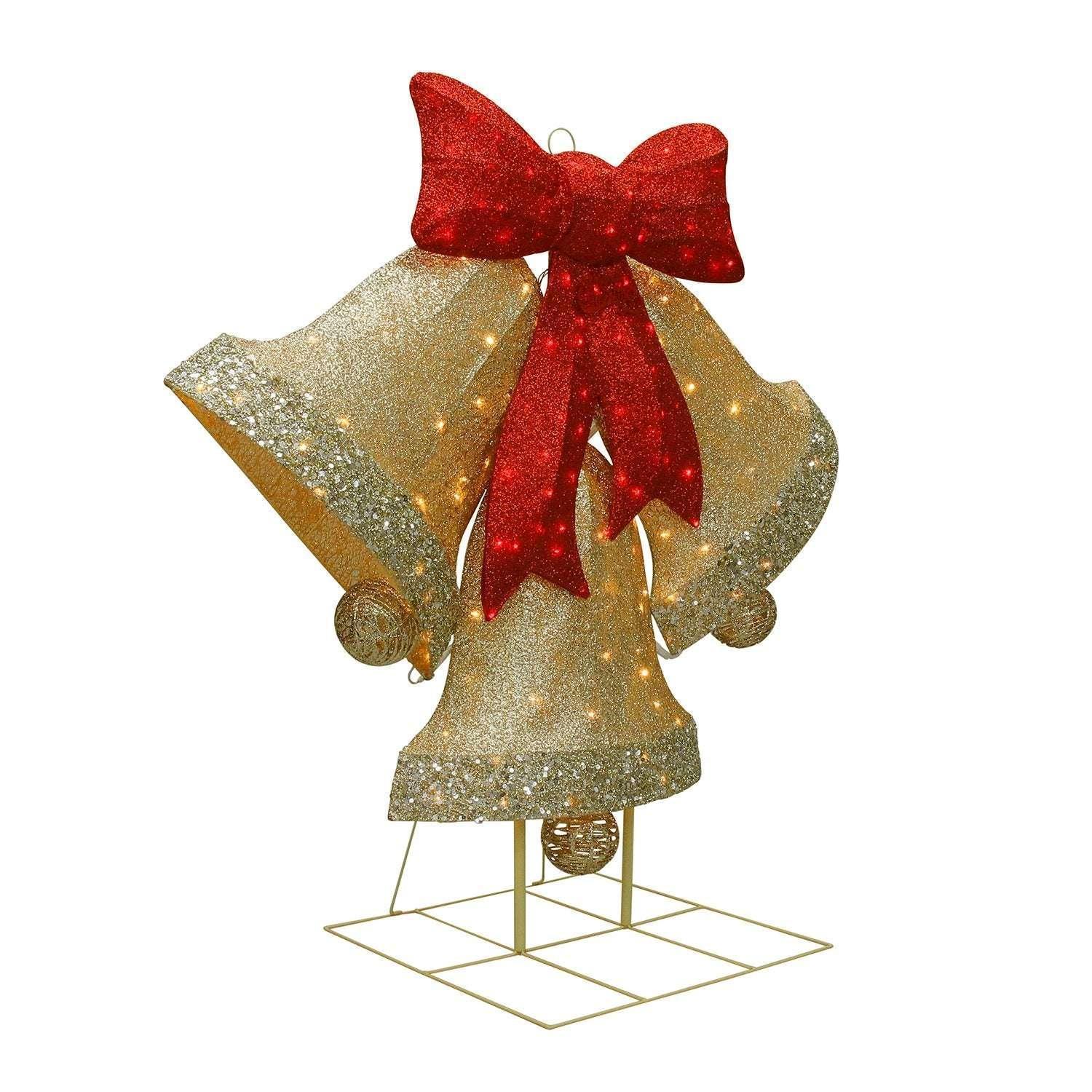 Member's Mark 54" Pre-Lit Bells with Chasing Lights - Image 6