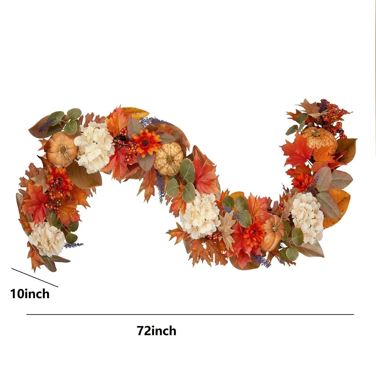 Member's Mark 6' Harvest Hydrangea Garland - Image 3