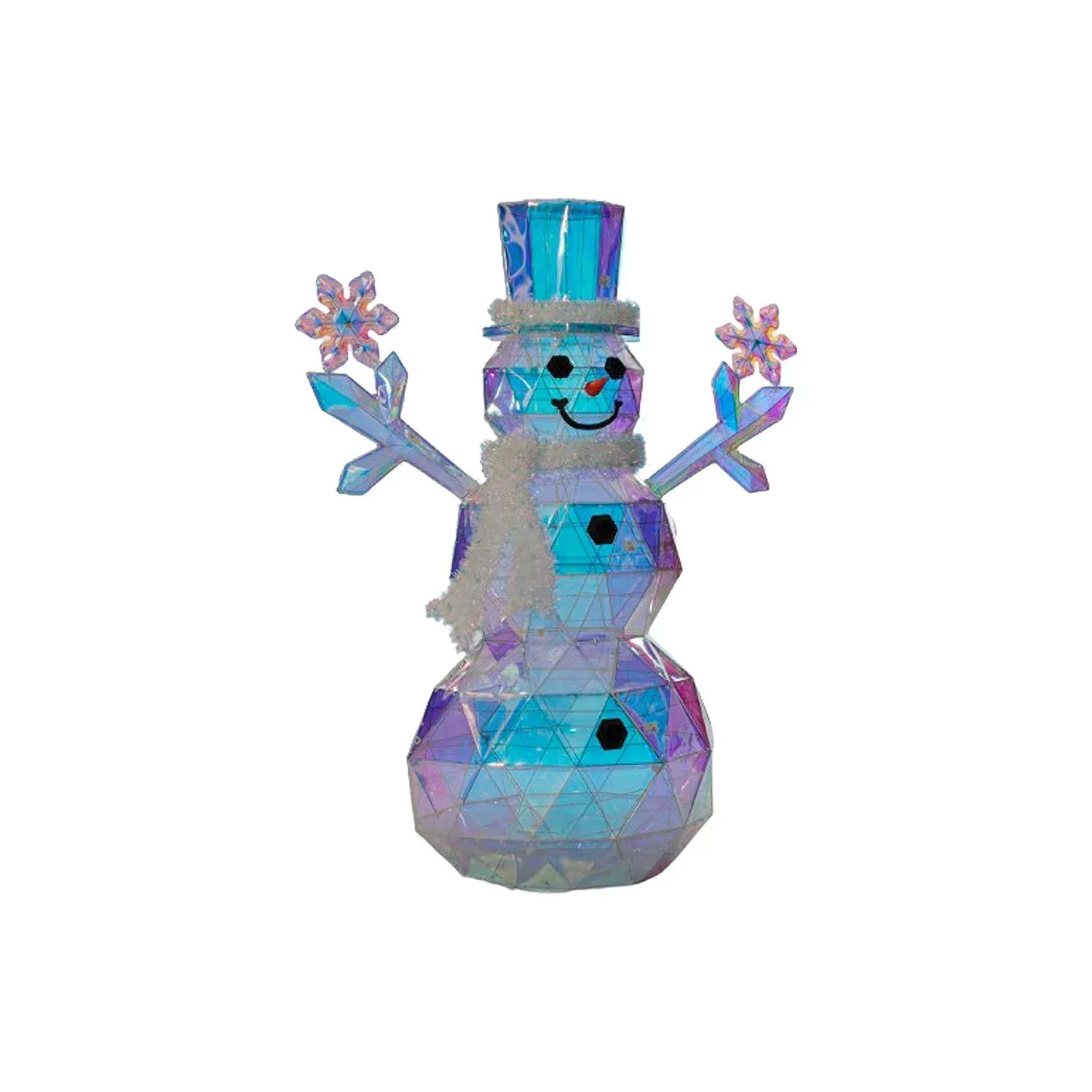 Member's Mark 6' Pre-Lit Prismatic Snowman - Image 4