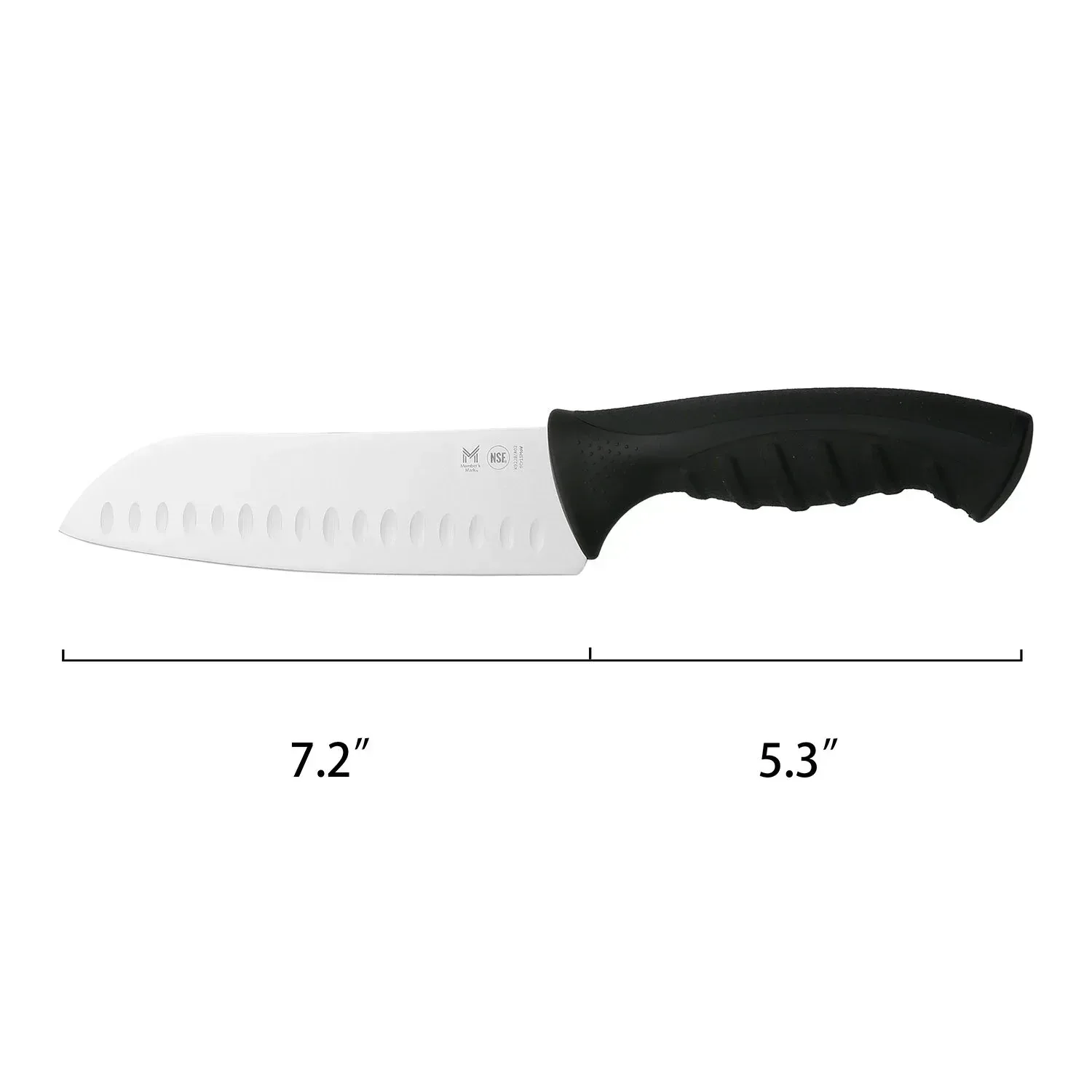 Member's Mark 7" Non-Slip Handle Santoku Slicing Knife, 2 pk. - Image 4