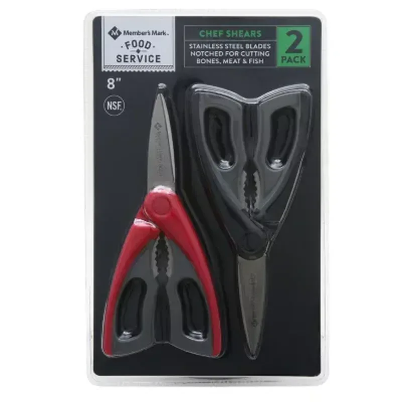 Member'S Mark 8" Chef Shears with Ergonomic Handle (2 Pk.)
