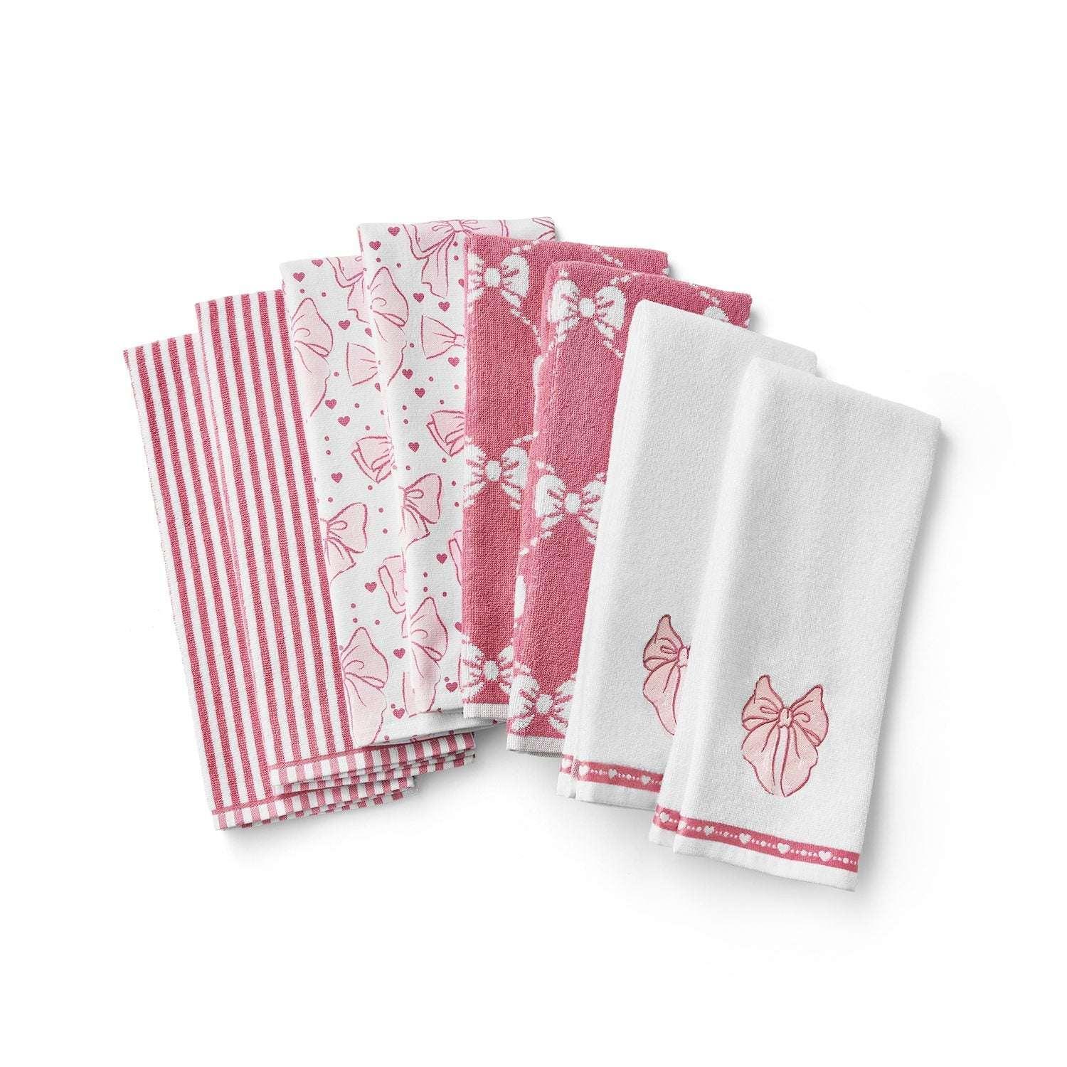 Member's Mark 8-Piece Kitchen Towel Set, Valentine's Day - Image 6