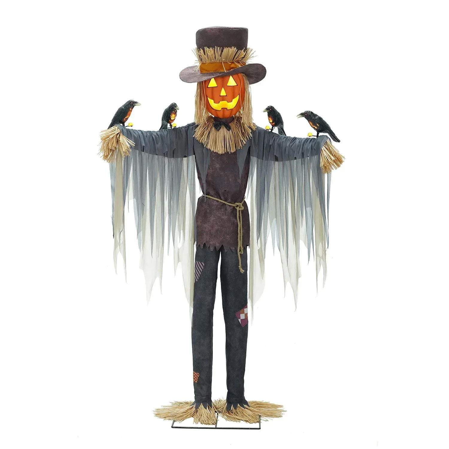 Member's Mark 8' Pre-Lit Animated Scarecrow - Image 2