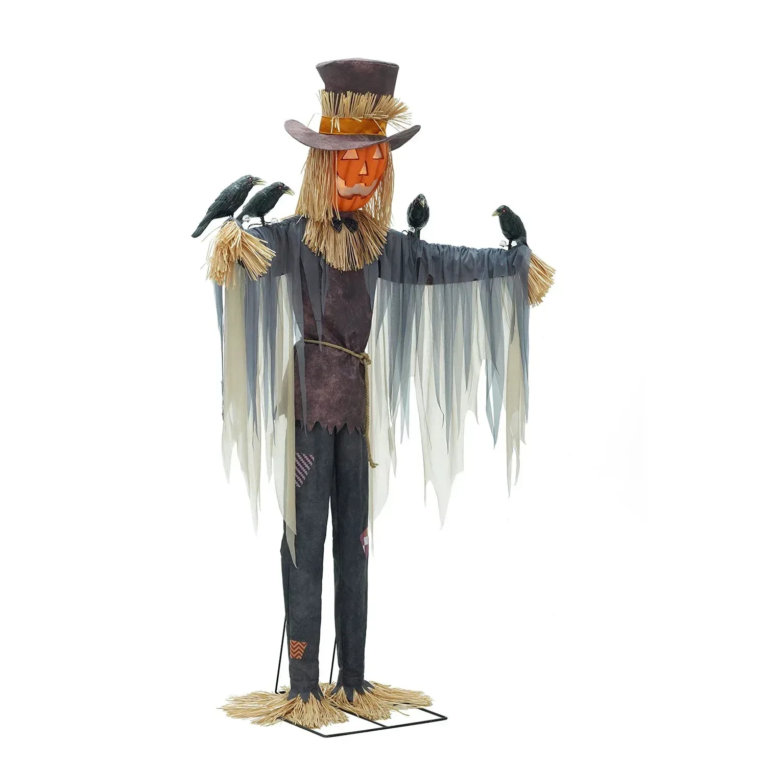Member's Mark 8' Pre-Lit Animated Scarecrow - Image 4