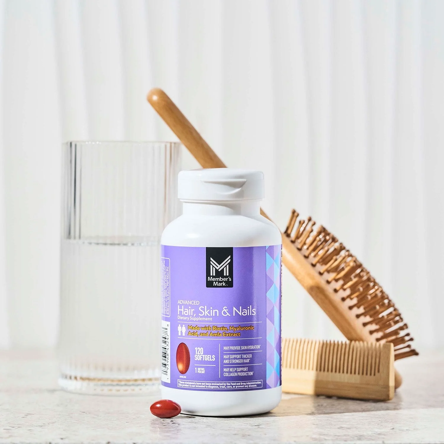 Member's Mark Advanced Hair, Skin & Nails Softgels, 120 ct. - Image 5