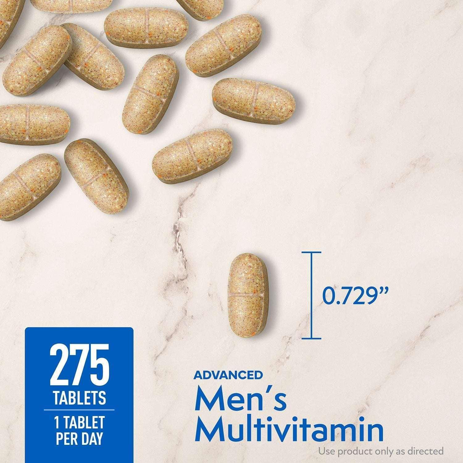 Member's Mark Advanced Men's Multivitamin Tablets, 275 ct. - Image 3