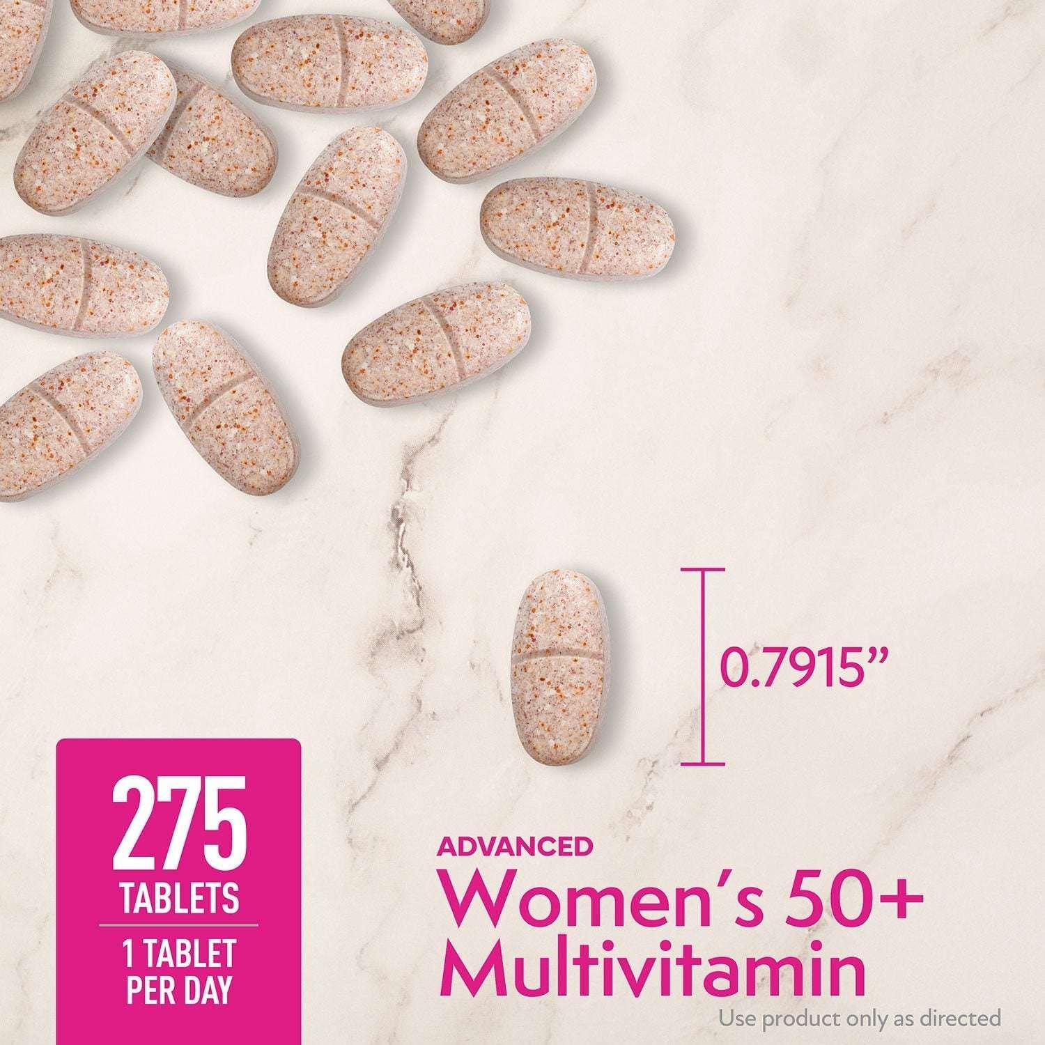 Member's Mark Advanced Women's 50+ Multivitamin Tablets, 275 ct. - Image 3