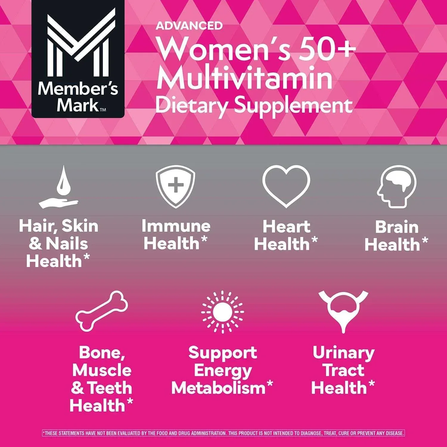 Member's Mark Advanced Women's 50+ Multivitamin Tablets, 275 ct. - Image 5