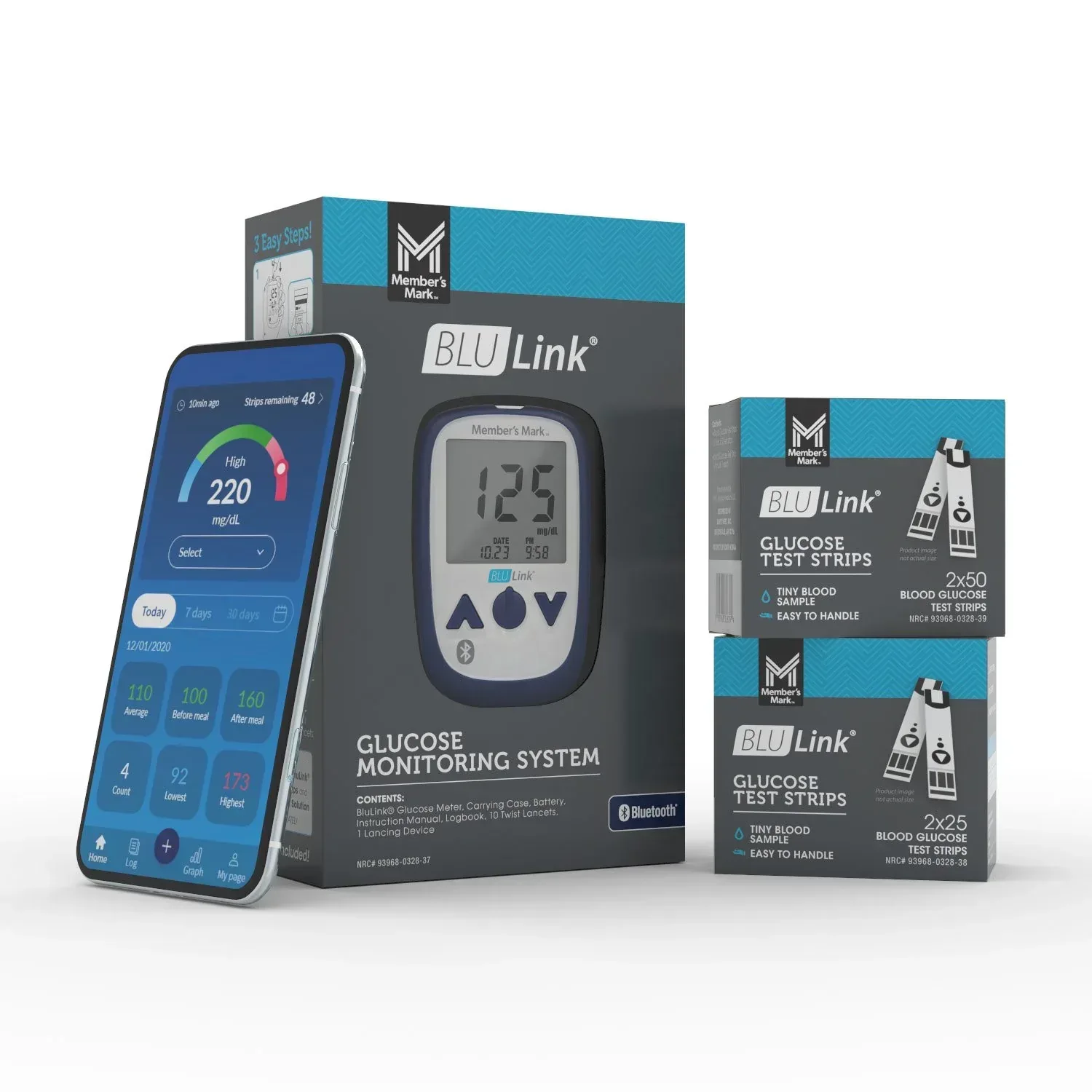 Member's Mark BluLink Bluetooth Glucose Monitoring System - Image 3