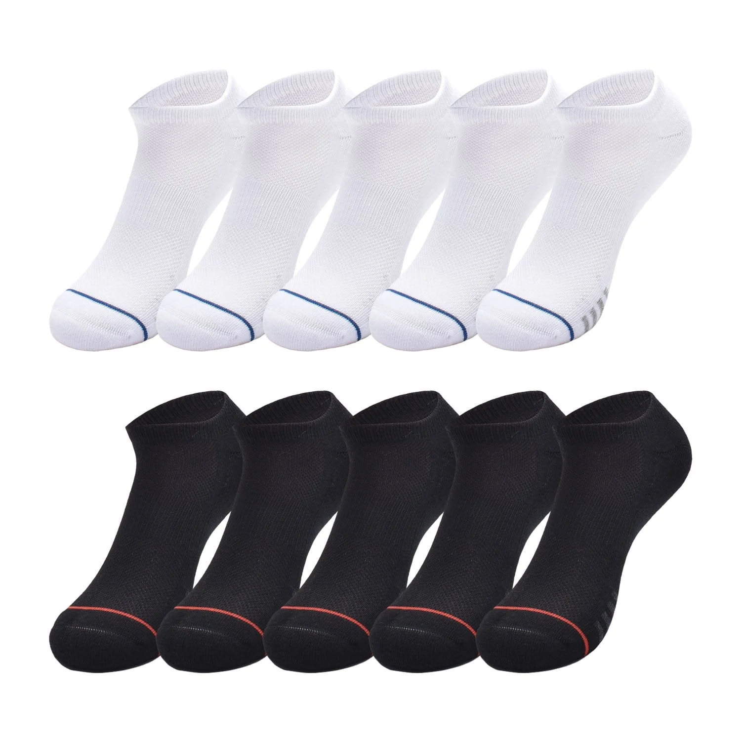 Member's Mark Boys 10-Pack Seamless Toe No-Show Sock - Image 6