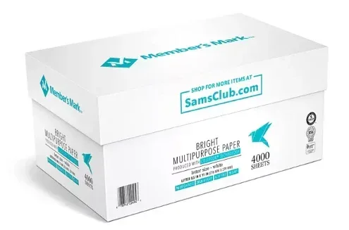 Member's Mark Bright White Multipurpose Paper, 8 Ream Case, 20 lb, 96 Bright, 8.5 x 11" - Image 3