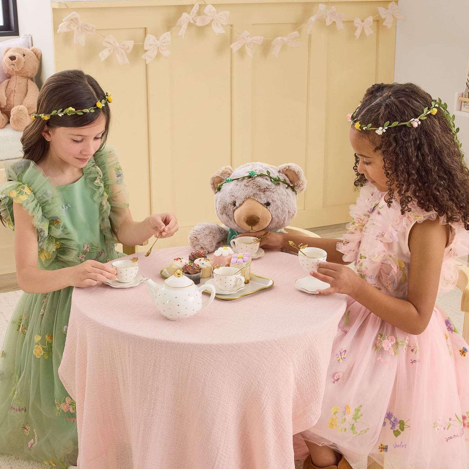 Member's Mark Butterfly Porcelain Tea Set, 15 pc. - Image 7