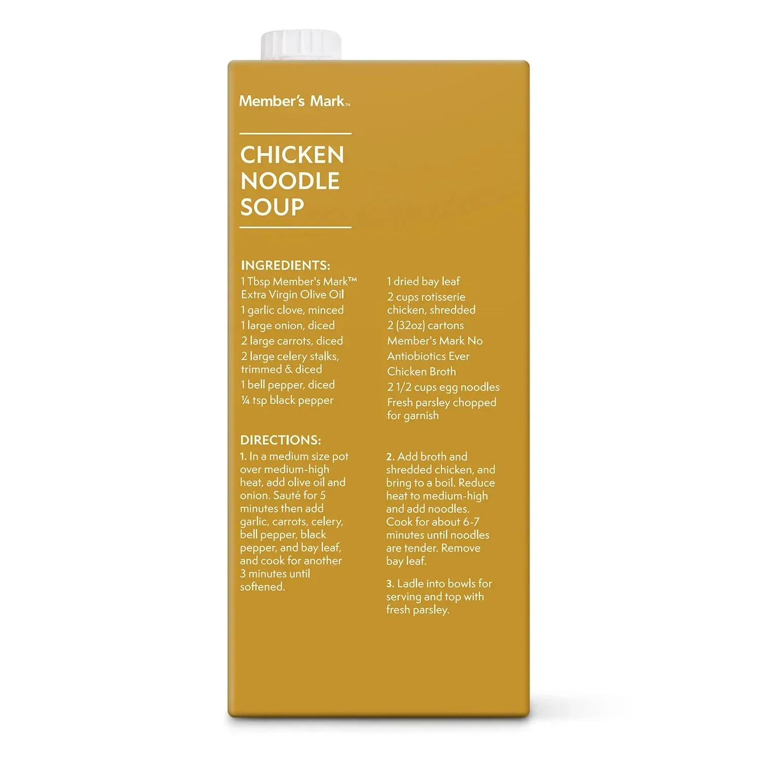 Member's Mark Chicken Broth, 32 oz., 6 pk. - Image 2