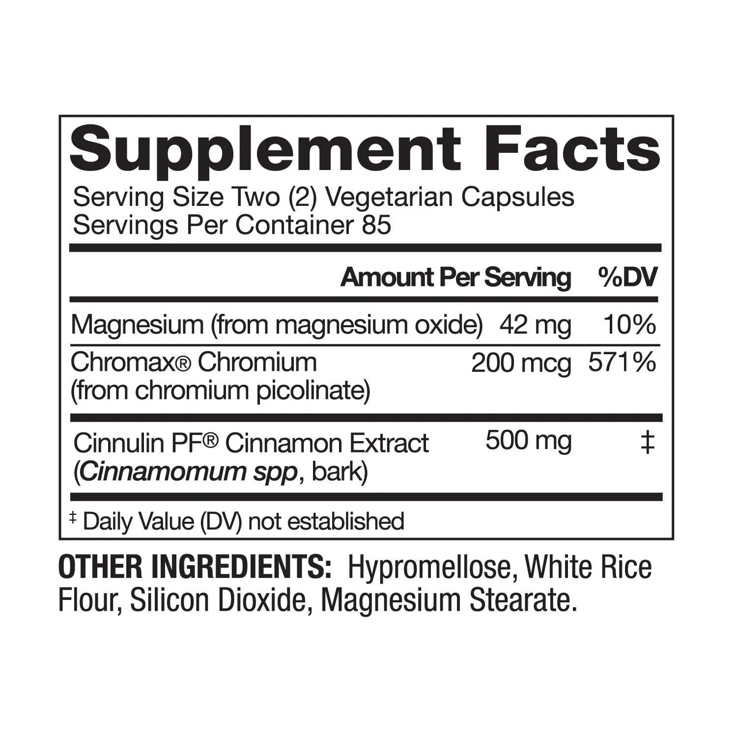 Member's Mark Clinical Strength Cinnamon 500 mg. Capsules, 170 ct. - Image 2