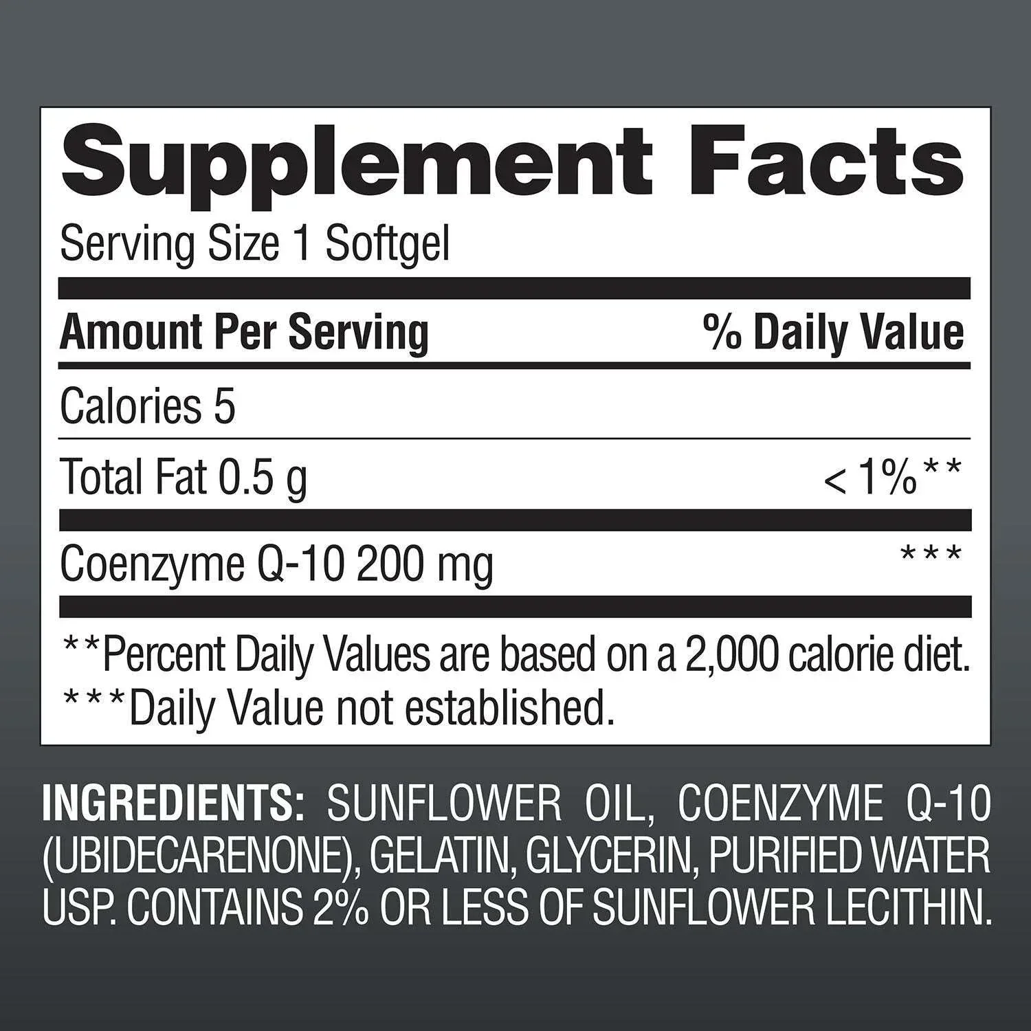 Member's Mark CoQ10 Softgels, 200 mg, 180 ct. - Image 2