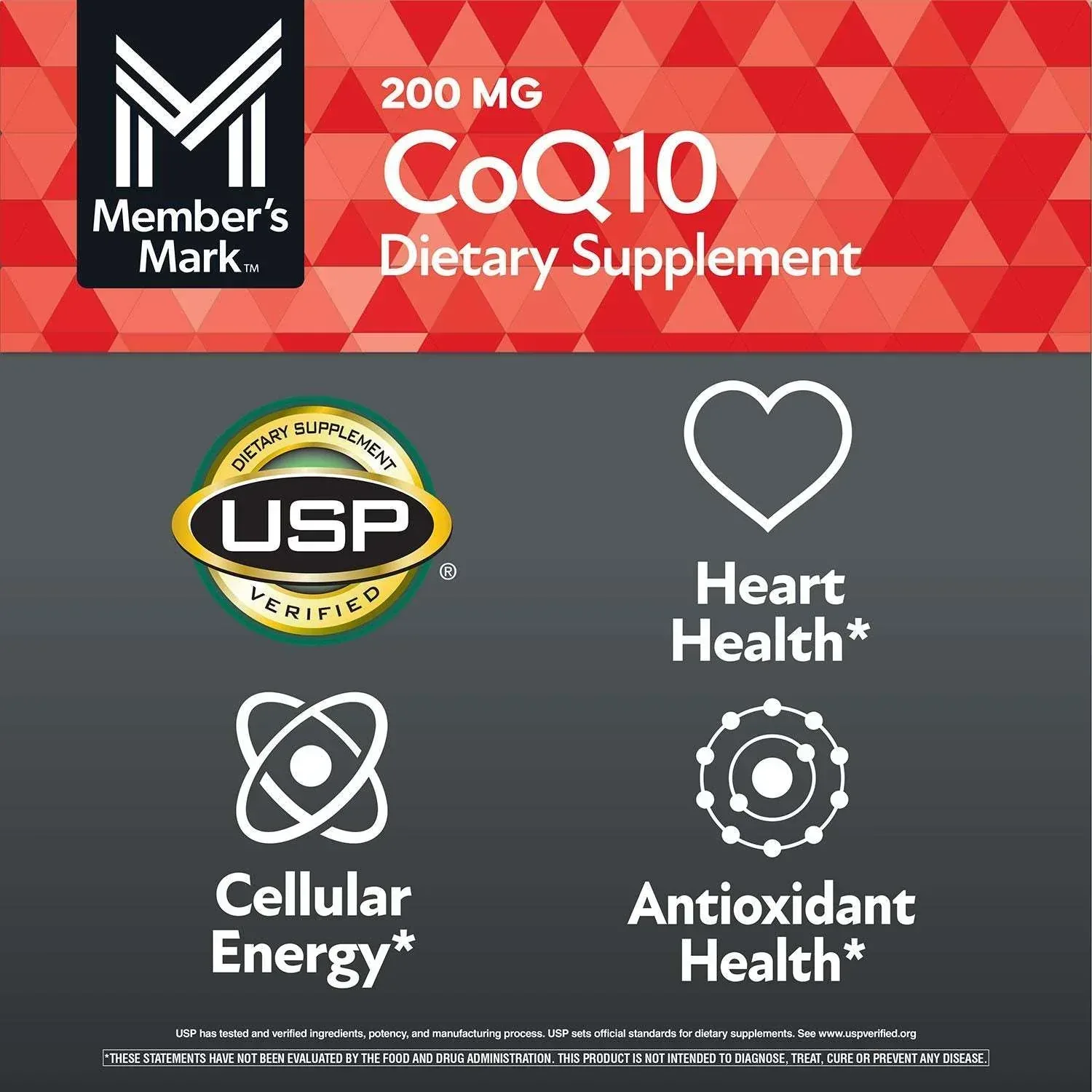 Member's Mark CoQ10 Softgels, 200 mg, 180 ct. - Image 5