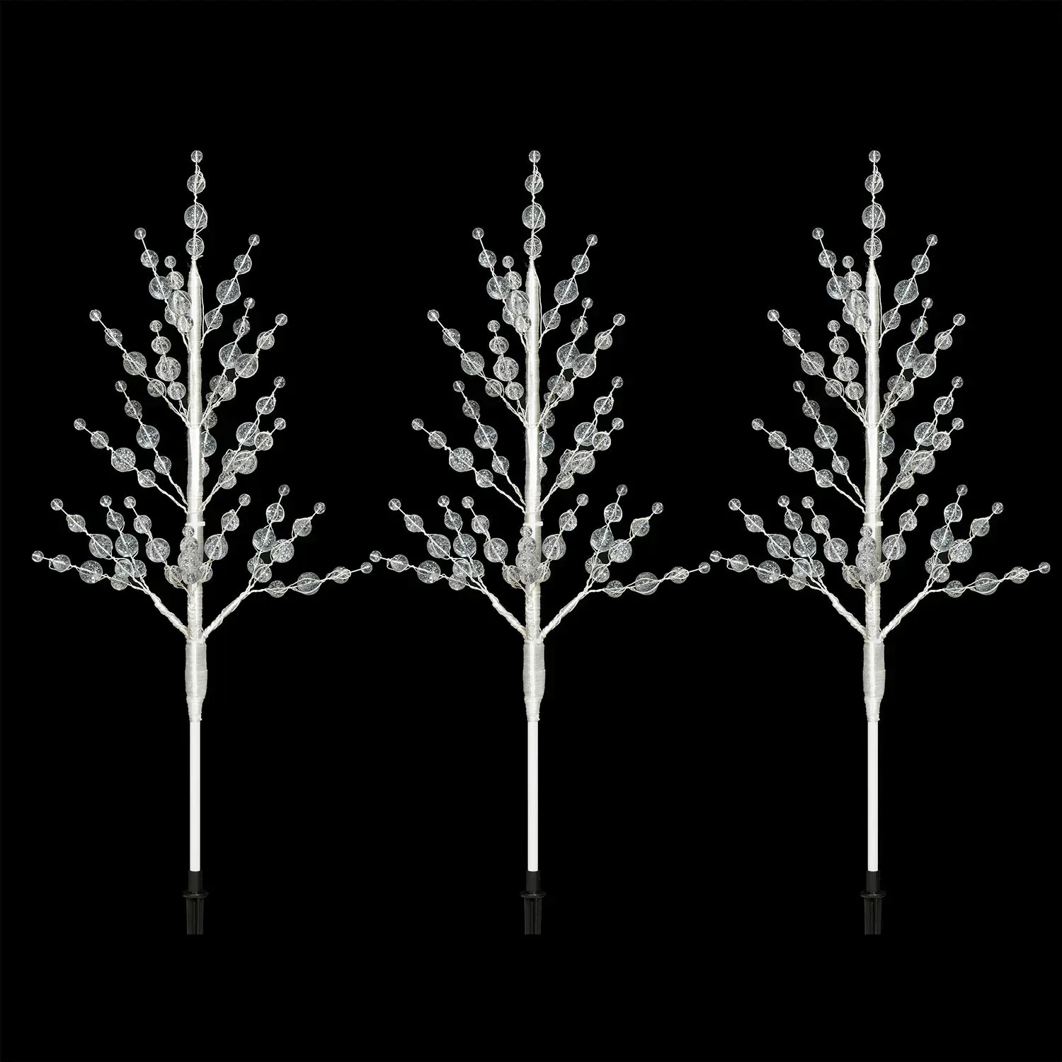 Member's Mark Crystal Bead Pathway Lights, Set of 3 - Image 6
