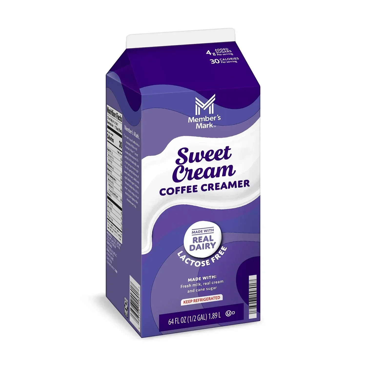 Member's Mark Dairy Coffee Creamer, Sweet Cream, 64 fl. oz. - Image 4
