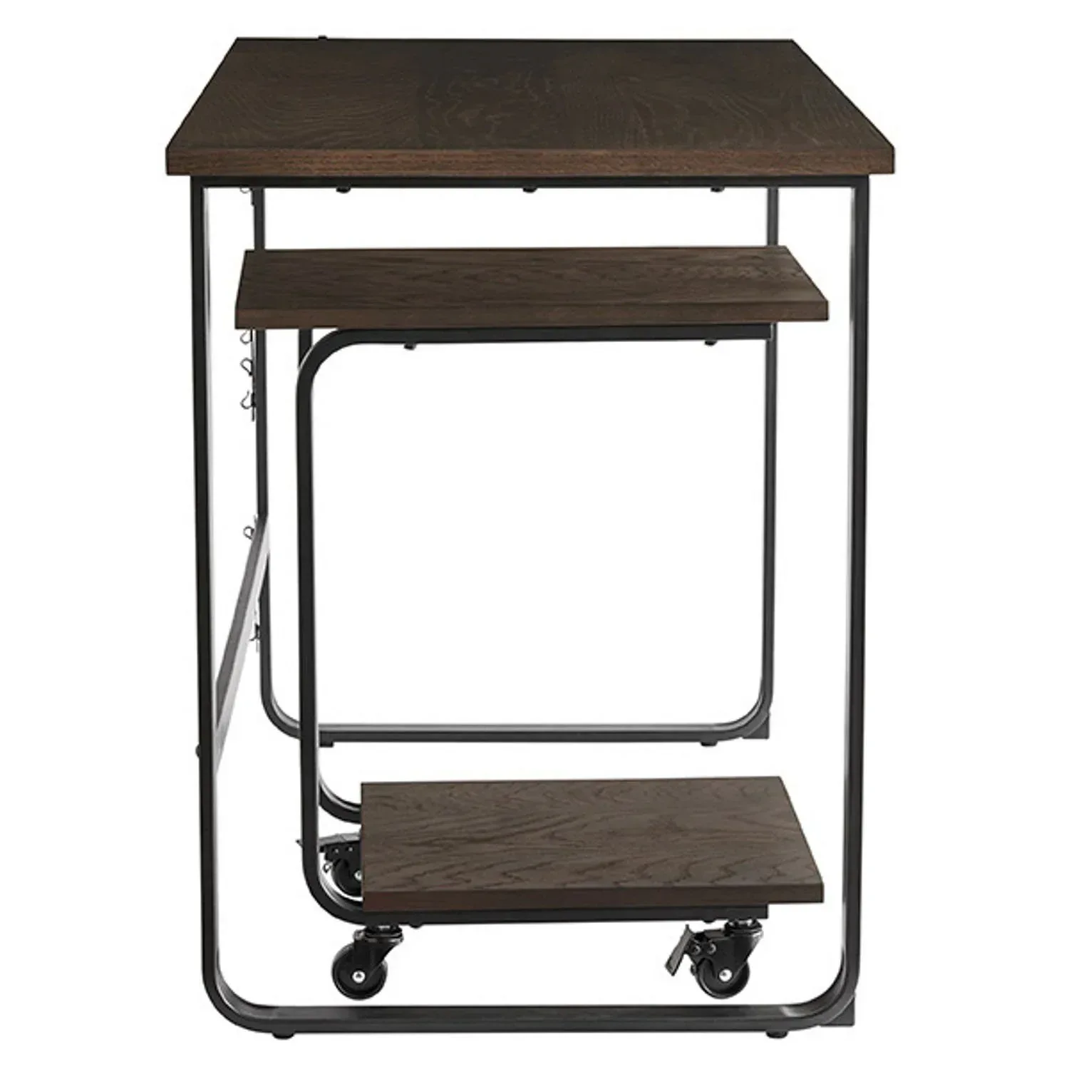 Member's Mark Dakota 2-Piece Writing Desk and C-Table Set, Dark Brown - Image 3