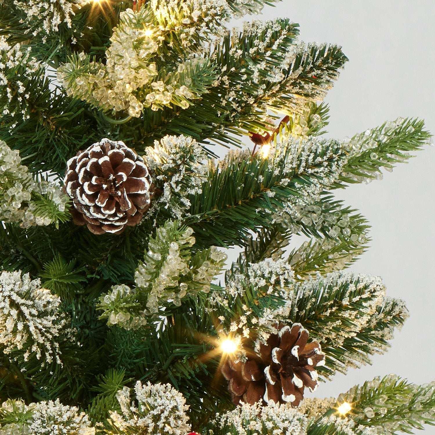Member's Mark Decorative Sleigh with Pre-Lit Topiaries - Image 6