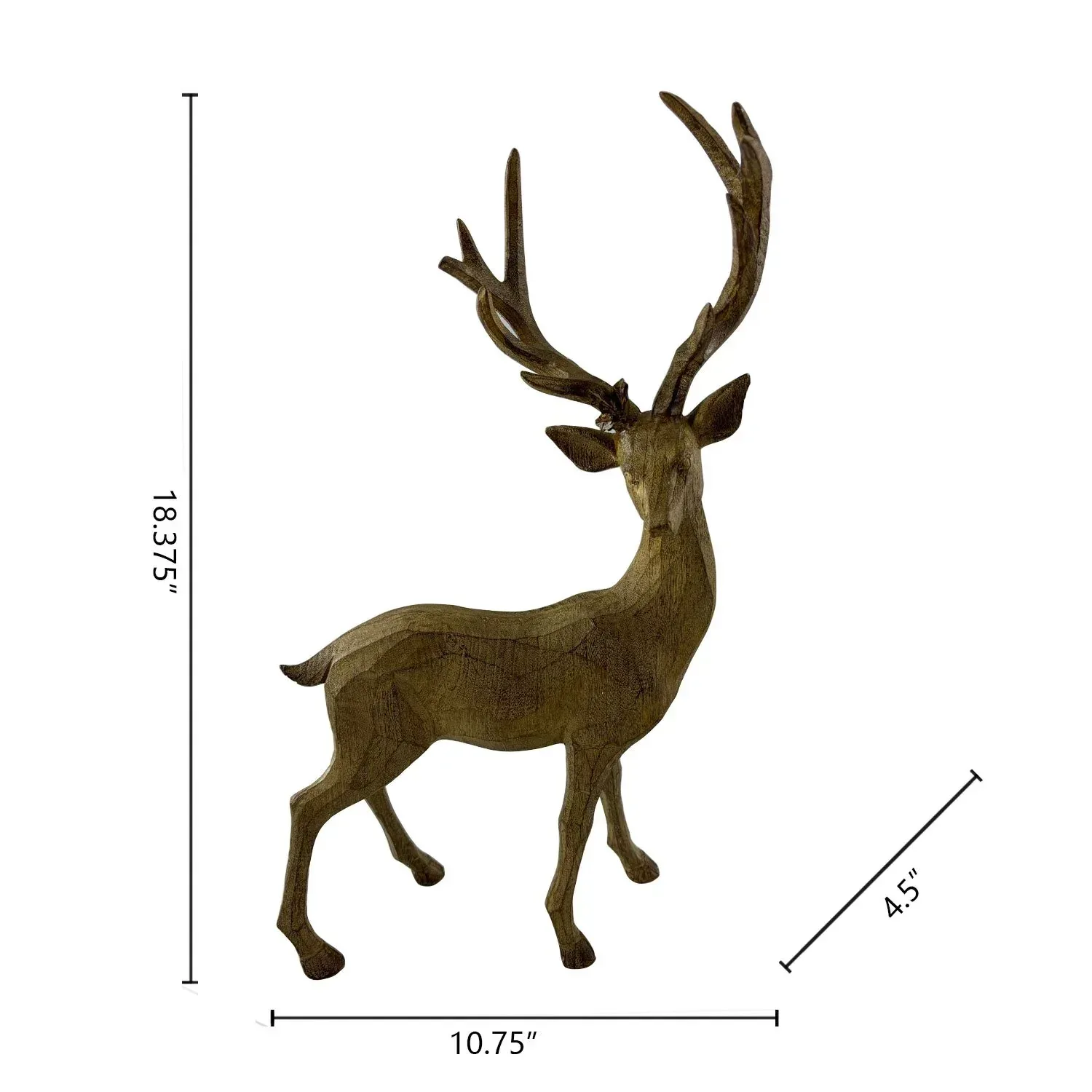 Member's Mark Deer and Tree Décor, Set of 5 - Image 2