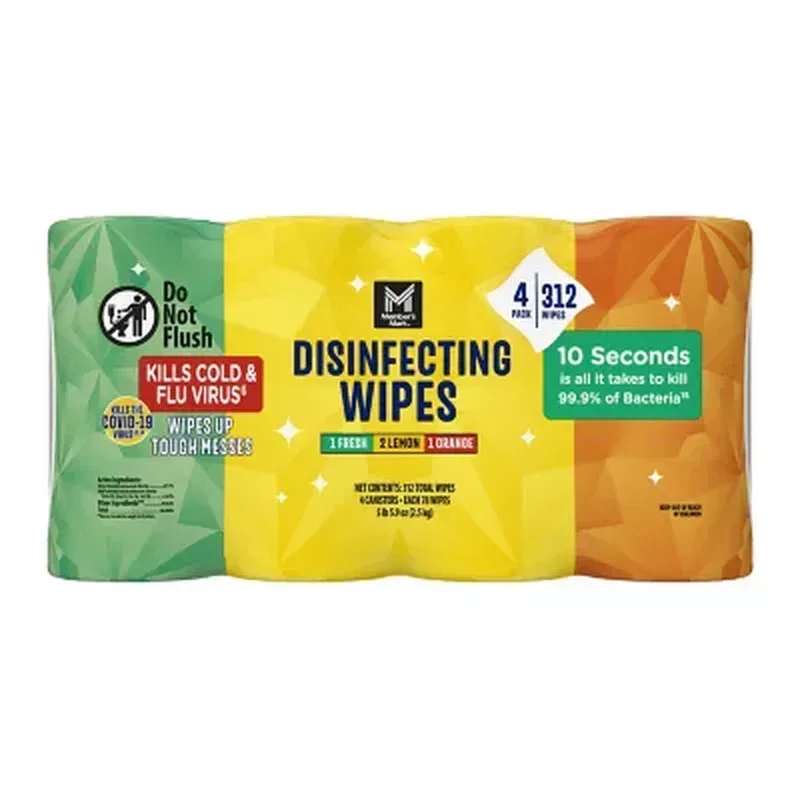 Member'S Mark Disinfecting Wipes, Variety Pack (78 Wipes/Pk., 4 Pk.) - Image 2