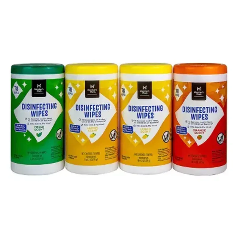 Member'S Mark Disinfecting Wipes, Variety Pack (78 Wipes/Pk., 4 Pk.) - Image 3