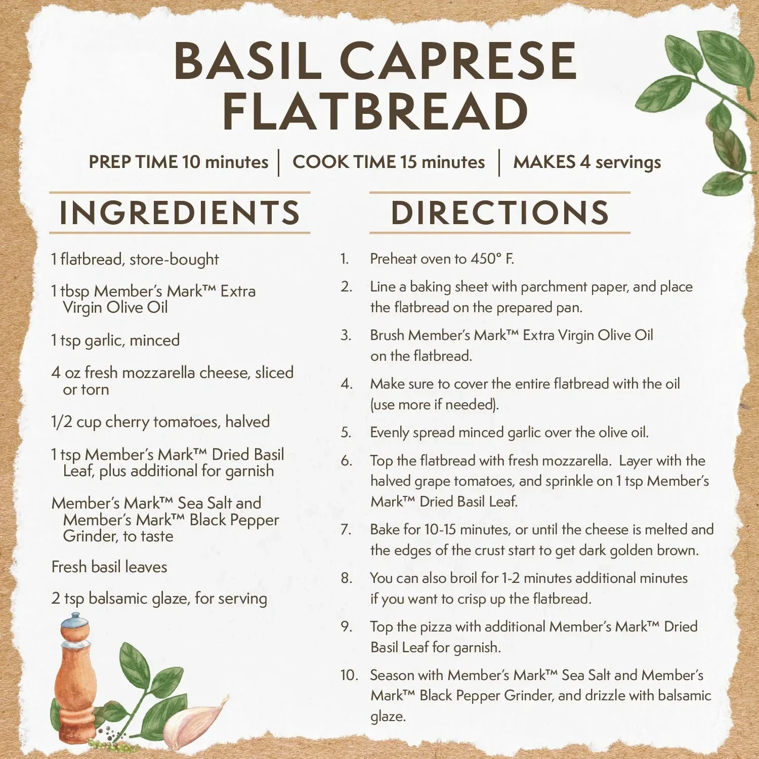 Member's Mark Dried Basil Leaf, 6.25 oz. - Image 3