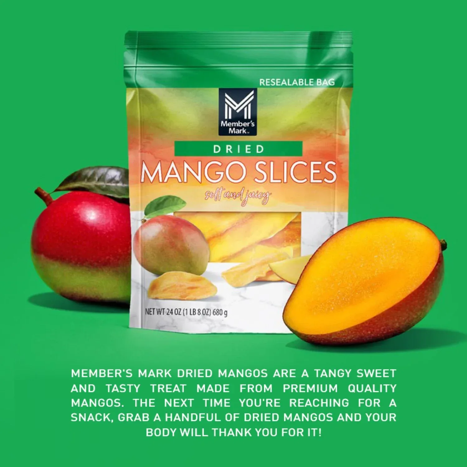Member's Mark Dried Mango, 24 oz. - Image 2