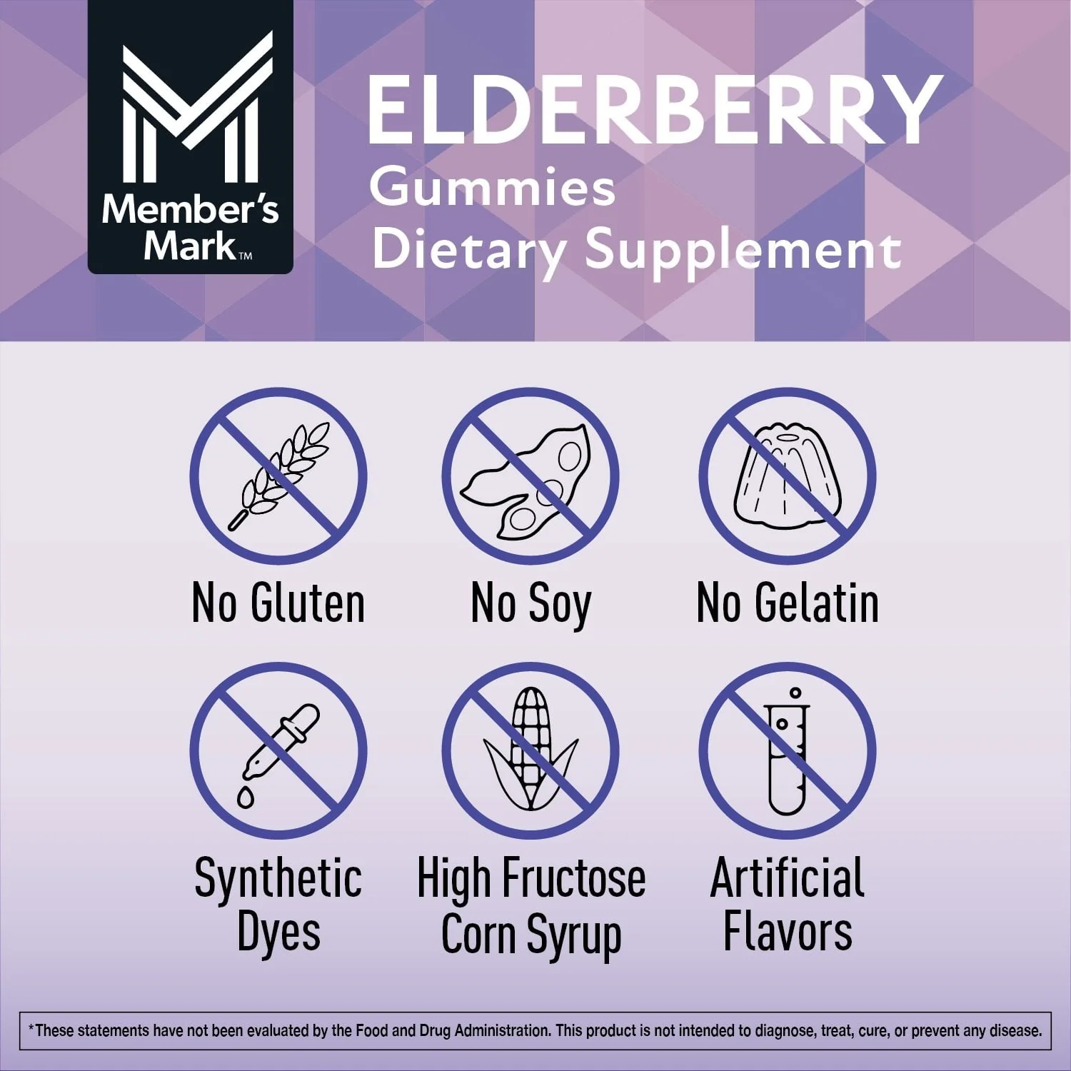 Member's Mark Elderberry Immune Health Gummies, 150 ct. - Image 6