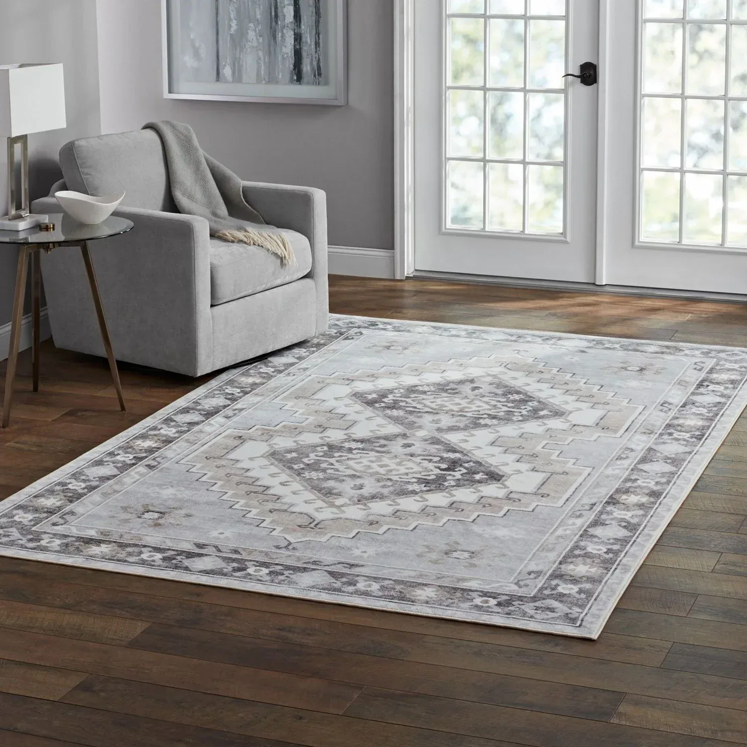 Member's Mark Everwash Washable Area Rug, 6'6"x 9'6", Assorted Colors - Image 45
