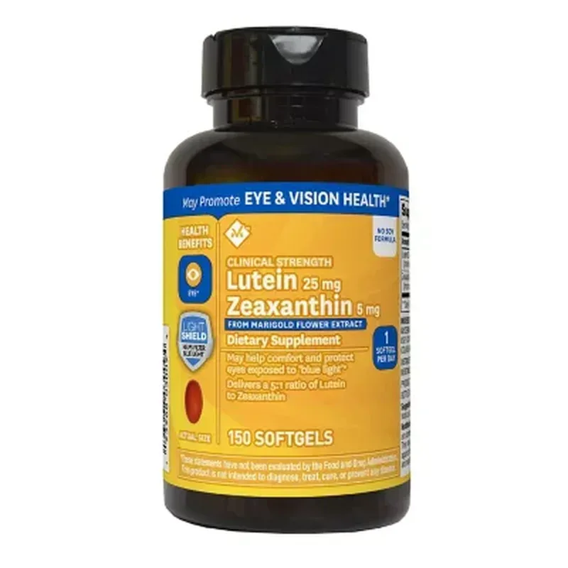 Member'S Mark Eye Health Softgels, Lutein 25 Mg and Zeaxanthin 5 Mg, 150 Ct.