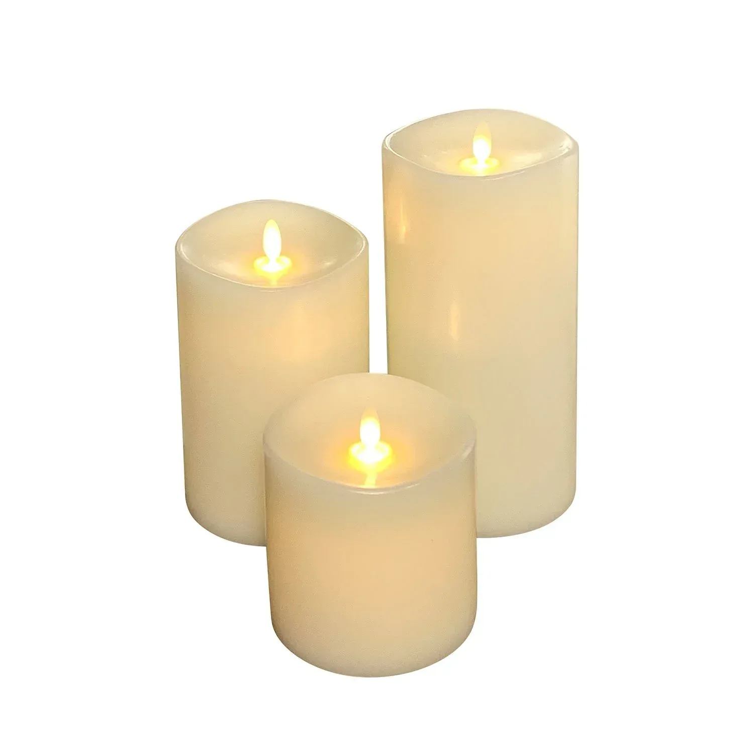 Member's Mark Flameless Moving LED Wax Candles, 3 pc. - Image 2